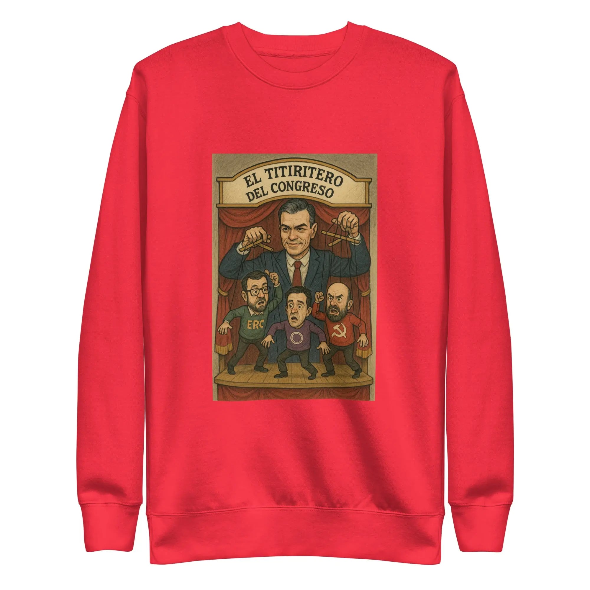 Comprar Sudadera gruesa unisex La Flamenca de Borgoña, Bandera de España, Cruz de Borgoña, Patricia Muñoz, VOX