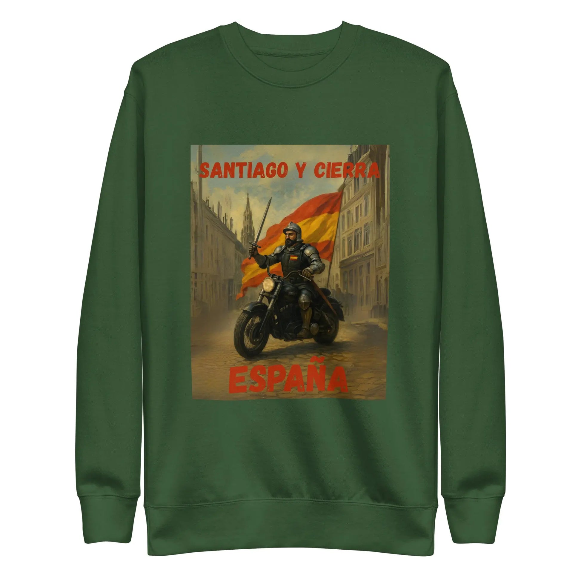 Comprar Sudadera "Santiago y cierra España" Bandera España La Flamenca de Borgoña Patricia Muñoz VOX
