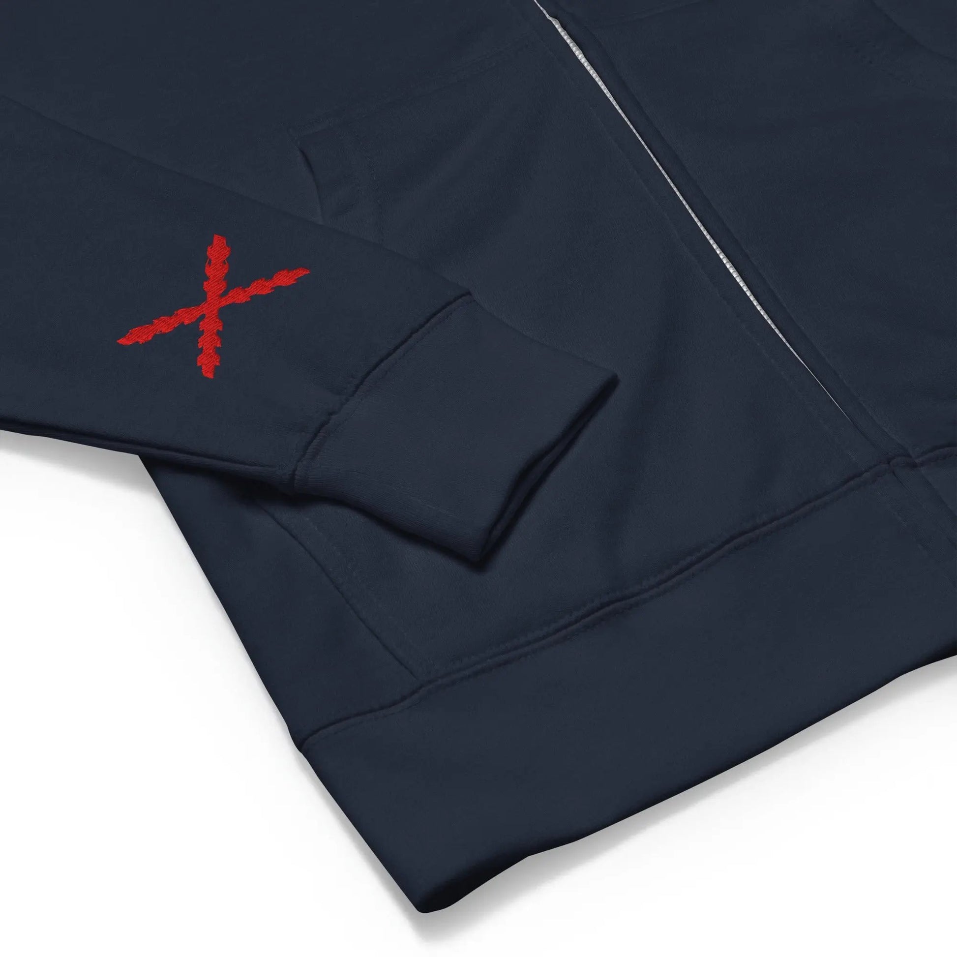 Comprar Sudadera polar con capucha y cremallera unisex Cruz de Borgoña La Flamenca de Borgoña Bandera España