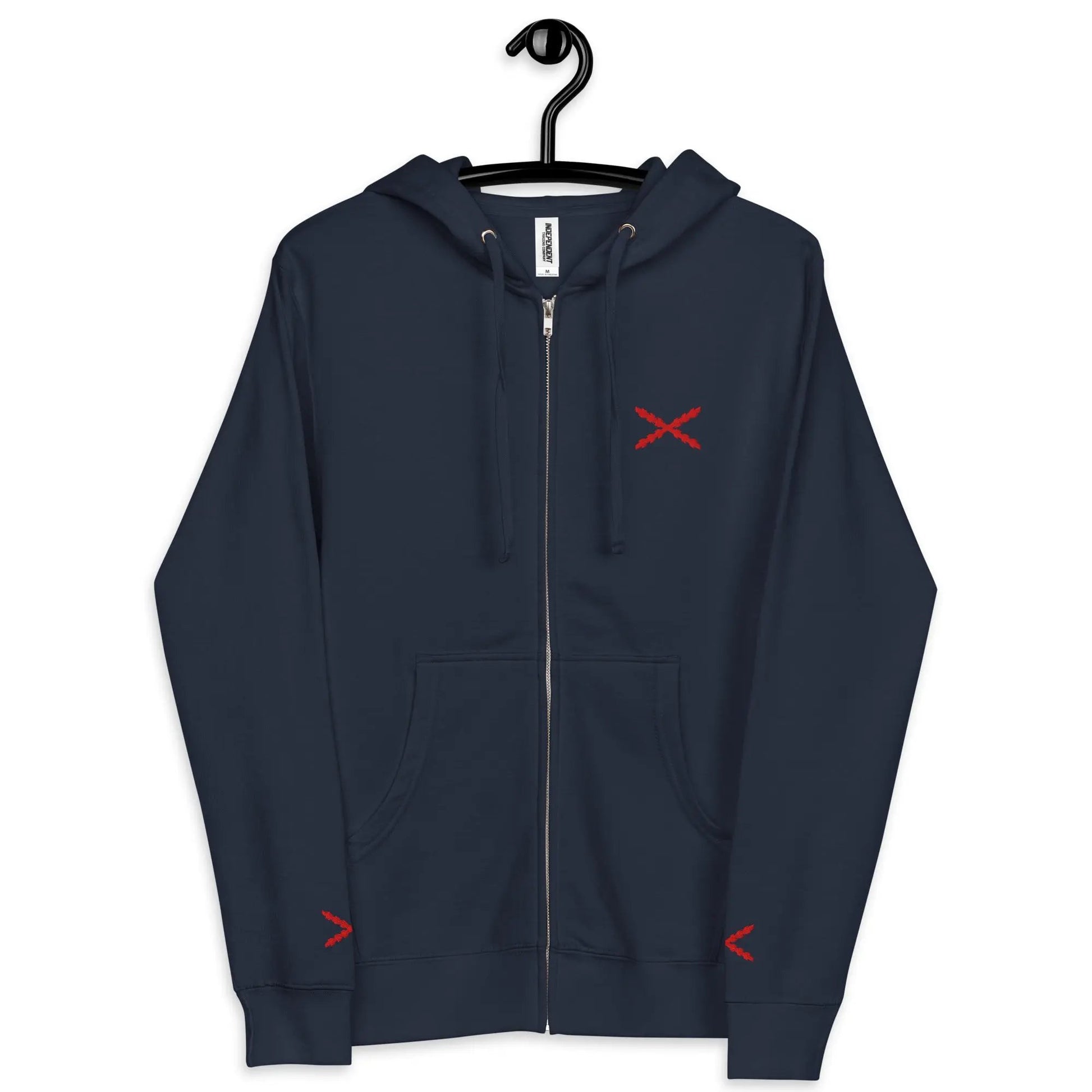Comprar Sudadera polar con capucha y cremallera unisex Cruz de Borgoña La Flamenca de Borgoña Bandera España