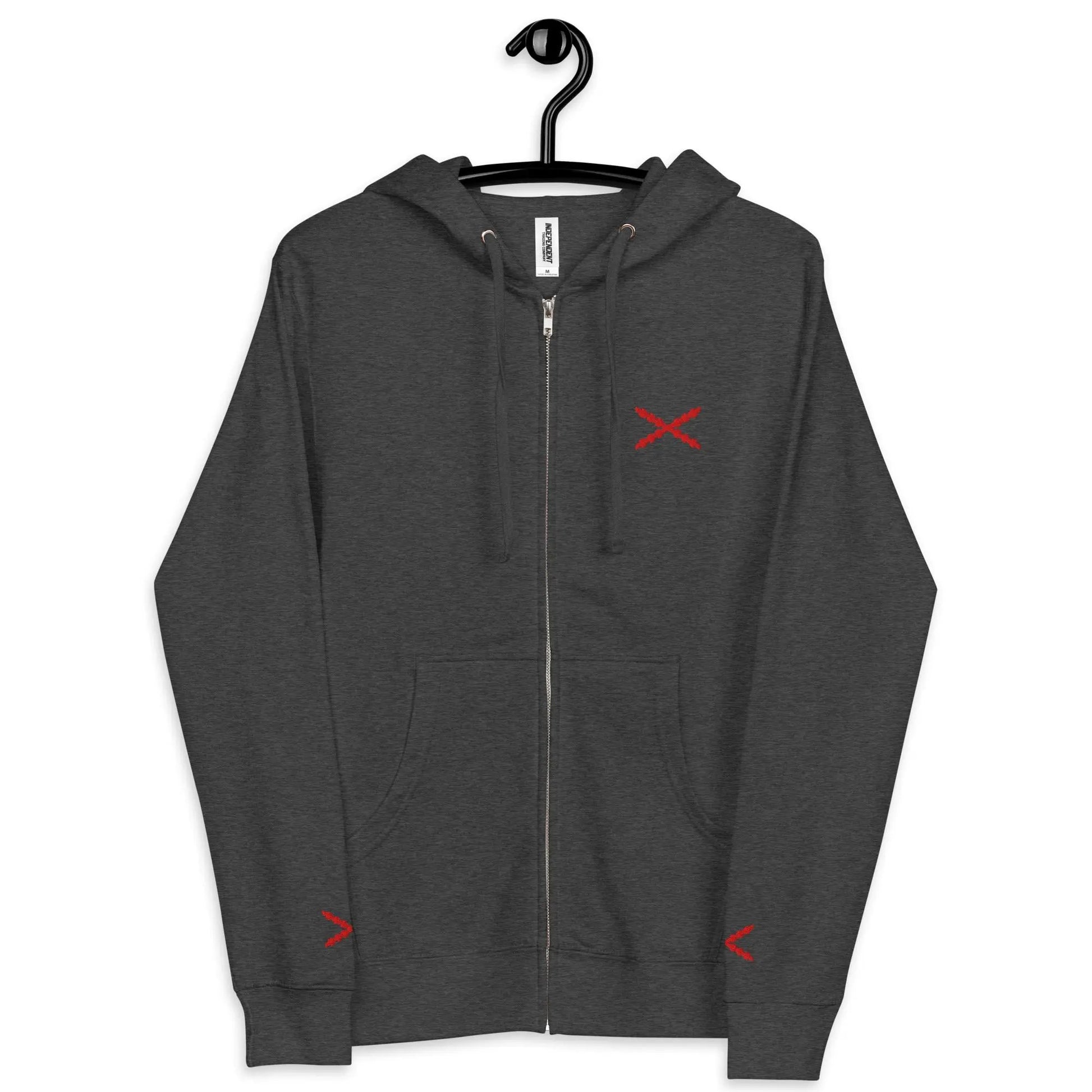 Comprar Sudadera polar con capucha y cremallera unisex Cruz de Borgoña La Flamenca de Borgoña Bandera España
