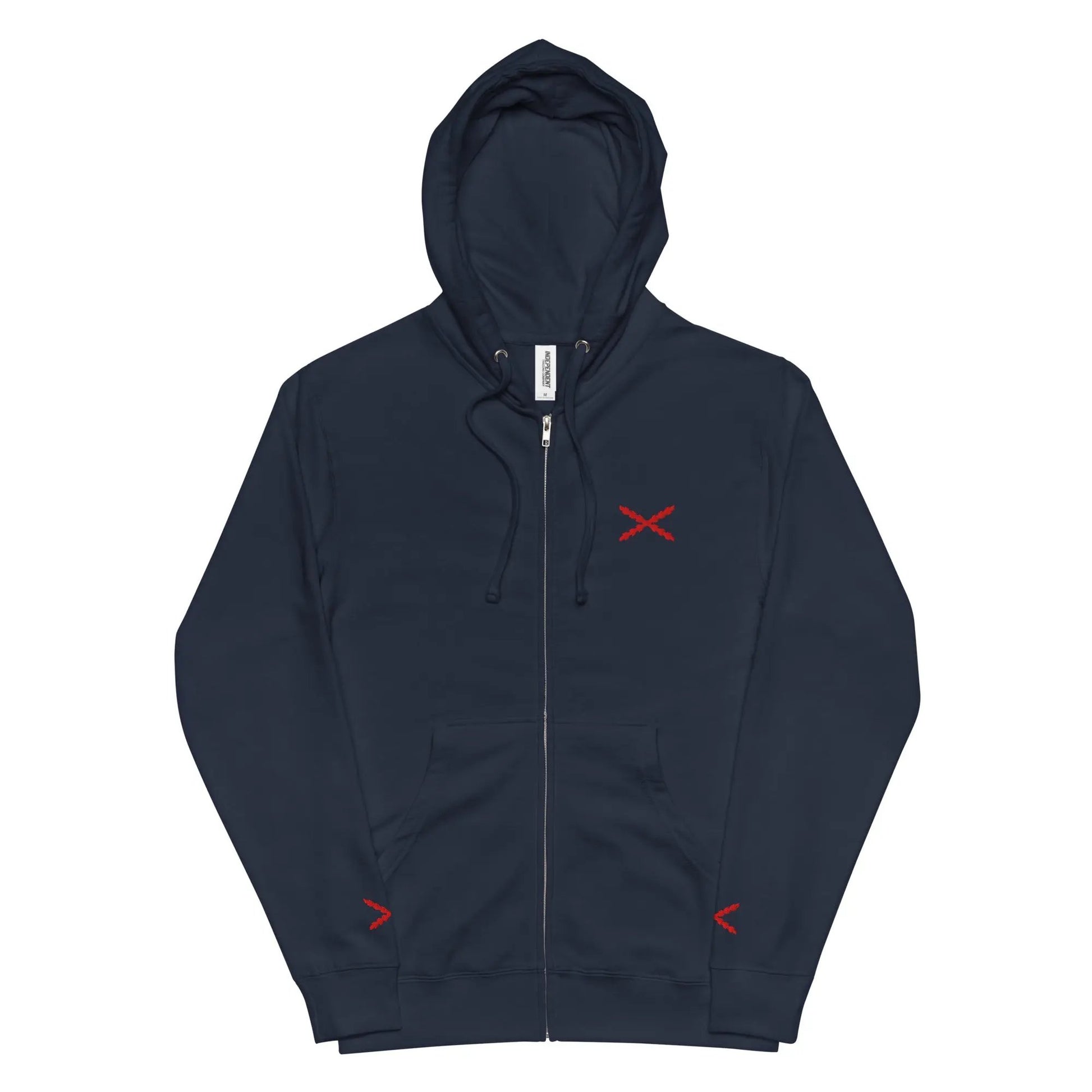 Comprar Sudadera polar con capucha y cremallera unisex Cruz de Borgoña La Flamenca de Borgoña Bandera España
