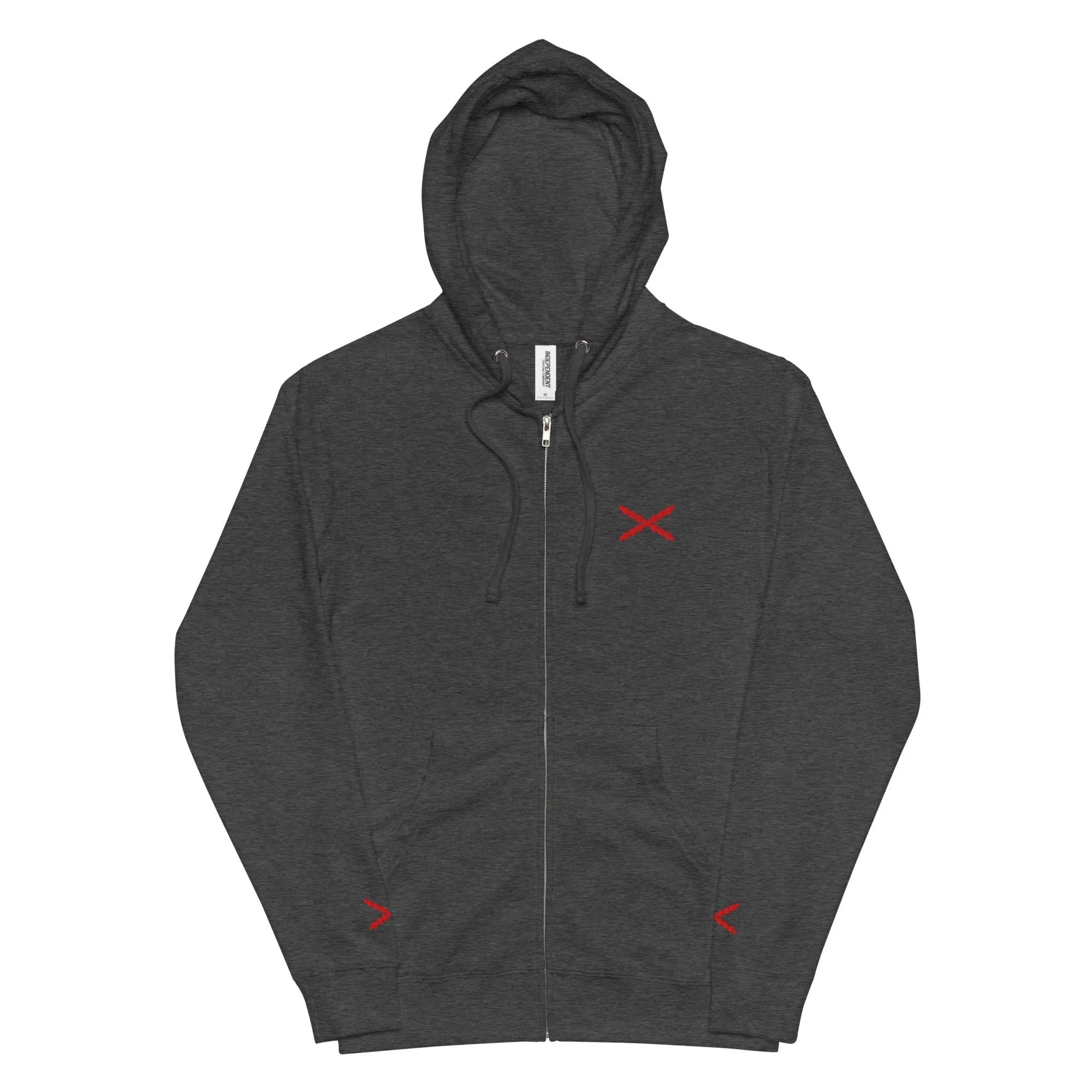 Comprar Sudadera polar con capucha y cremallera unisex Cruz de Borgoña La Flamenca de Borgoña Bandera España