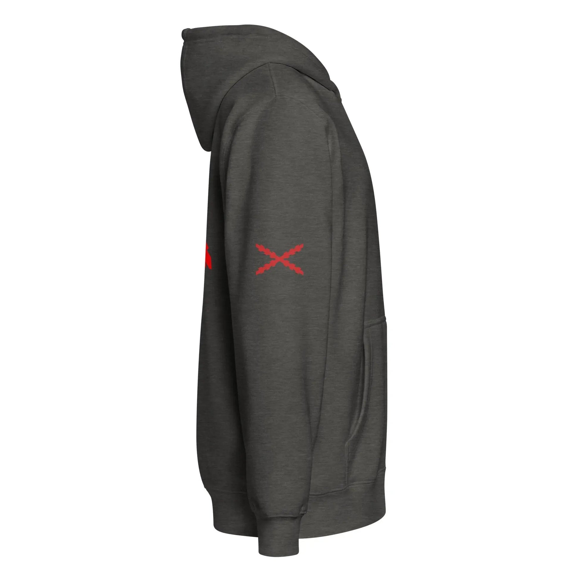 Comprar Sudadera premium con cremallera completa "Ser español es un Honor" La Flamenca de Borgoña Bandera España