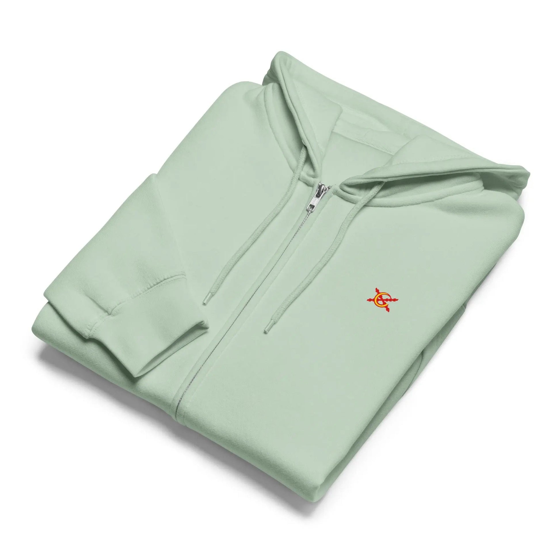 Comprar Sudadera premium con cremallera completa "Ser español es un Honor" La Flamenca de Borgoña Bandera España