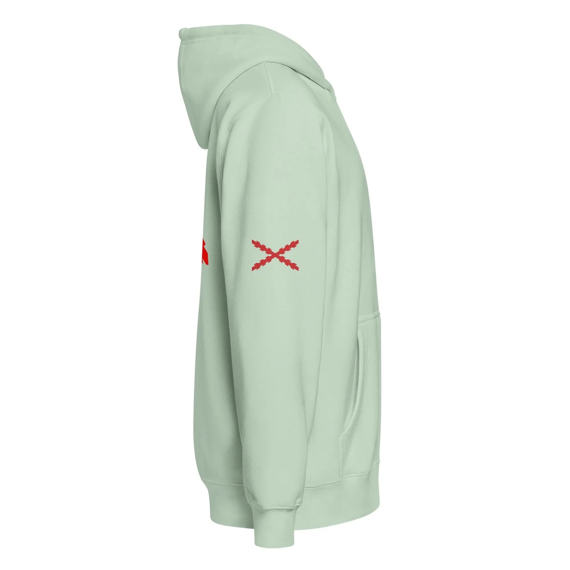 Comprar Sudadera premium con cremallera completa "Ser español es un Honor" La Flamenca de Borgoña Bandera España