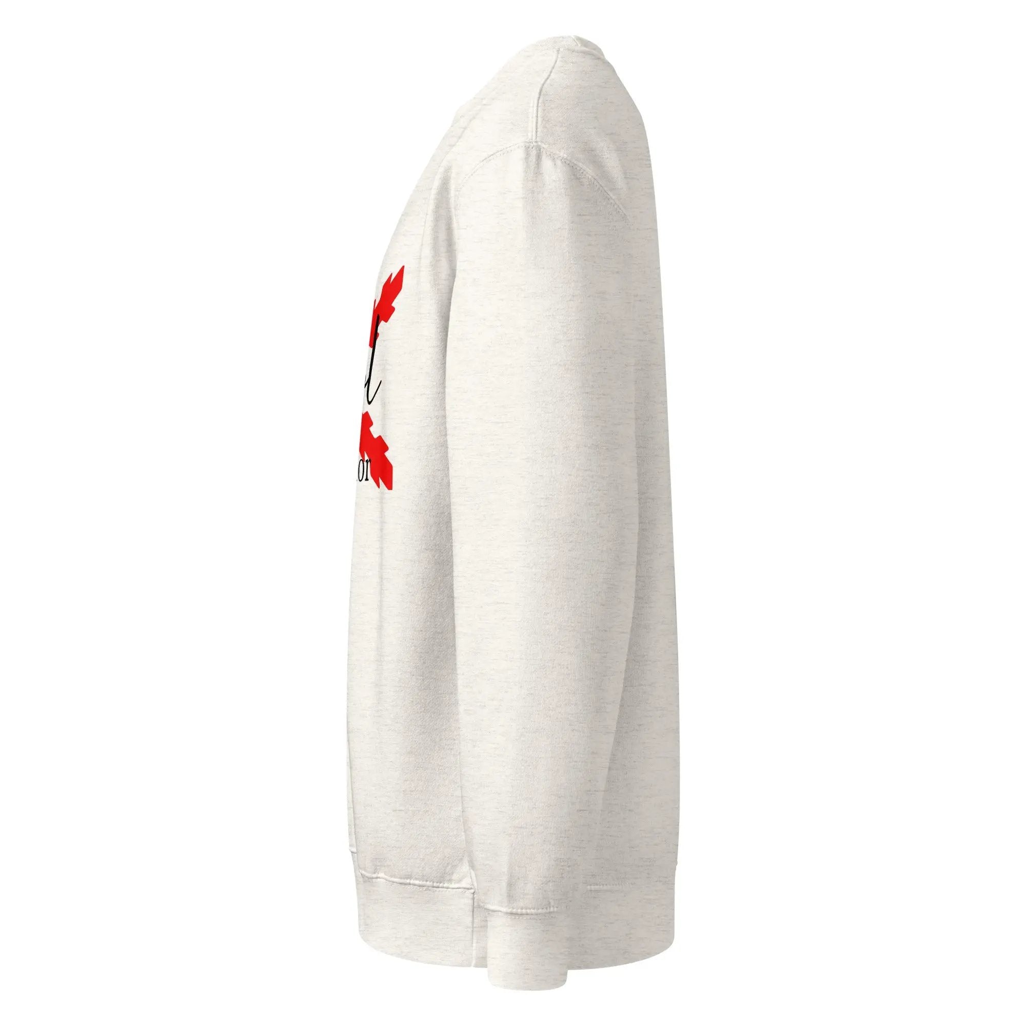 Comprar Sudadera premium unisex de cuello redondo "Ser español de Honor" La Flamenca de Borgoña Bandera España