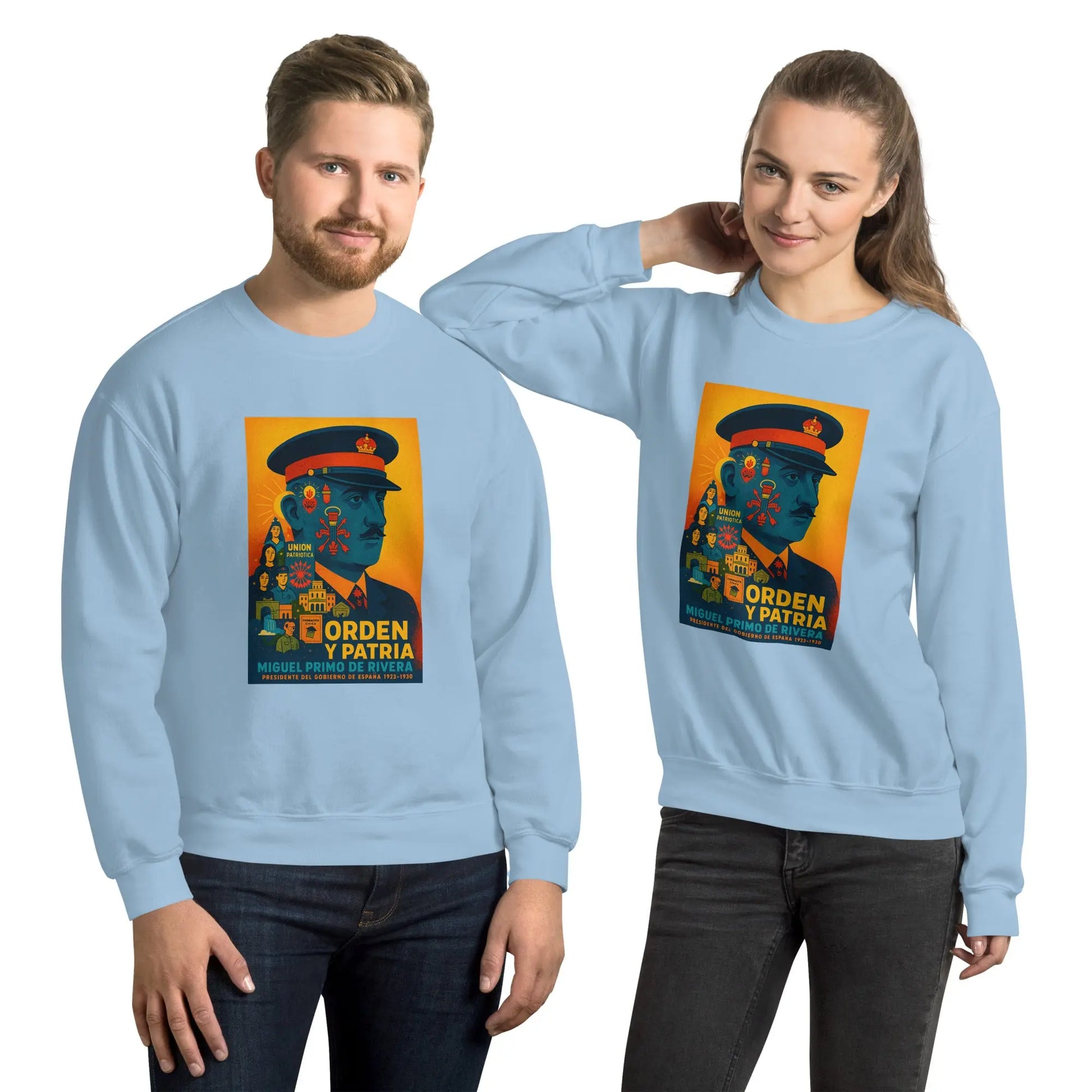 Comprar Sudadera unisex La Flamenca de Borgoña, Bandera de España, Cruz de Borgoña, Patricia Muñoz, VOX