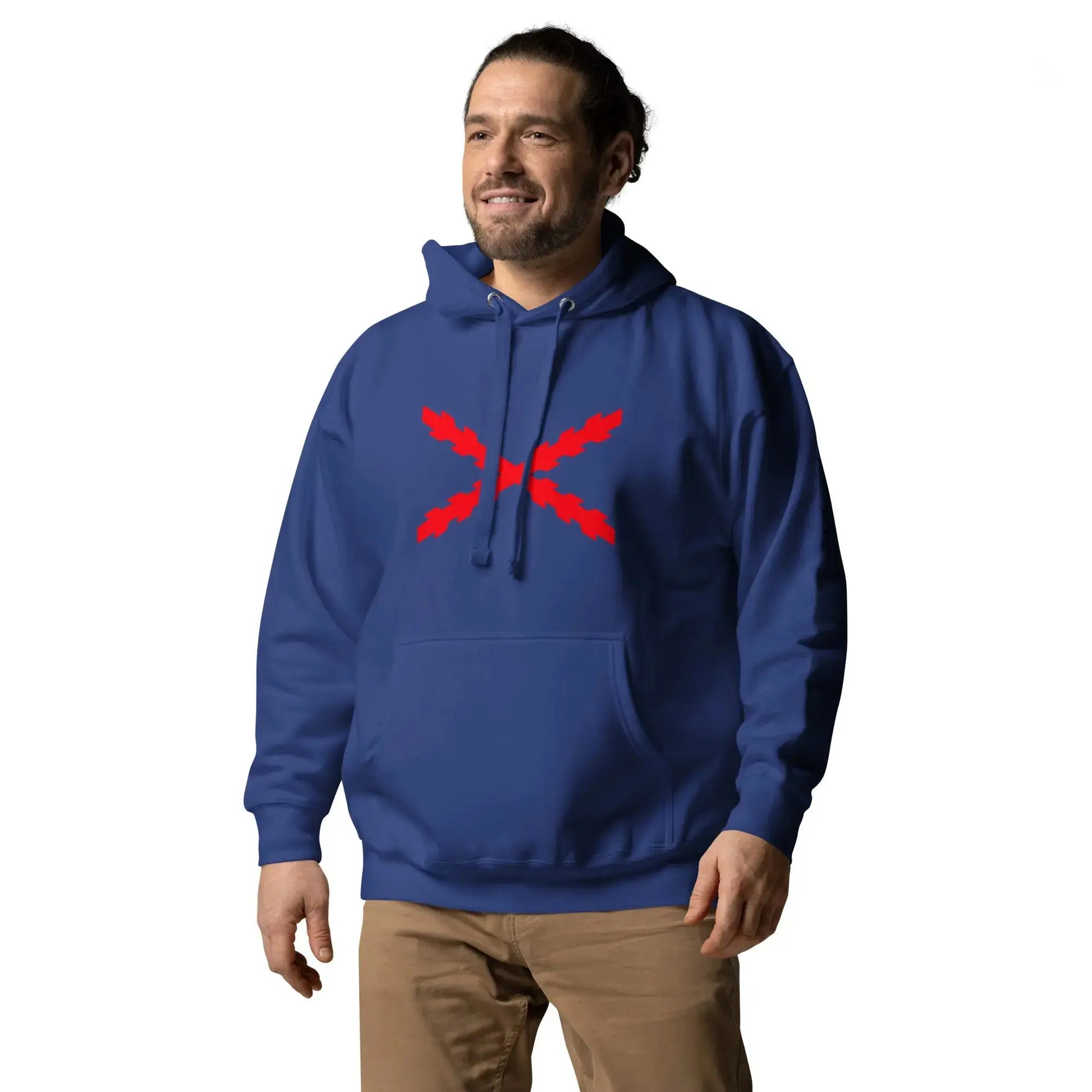 Comprar Sudadera unisex Tu Regere Imperio Fluctus Hispane Memento con capucha Bandera España La Flamenca de Borgoña Patricia Muñoz VOX