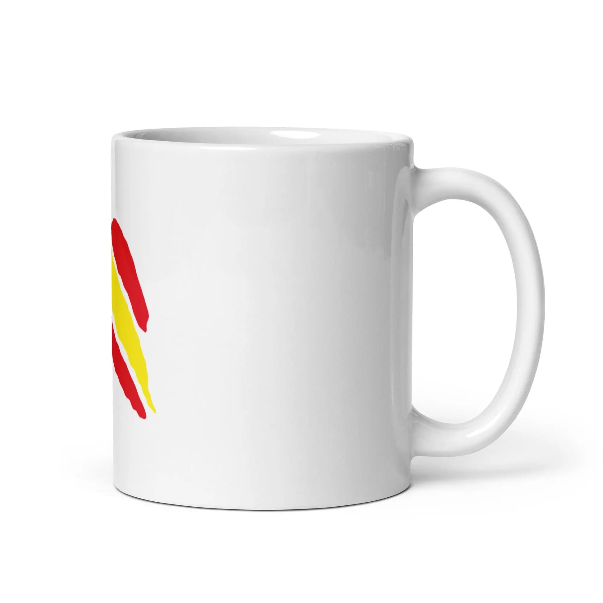 Comprar Taza Bandera de España trazos Bandera España La Flamenca de Borgoña Patricia Muñoz VOX