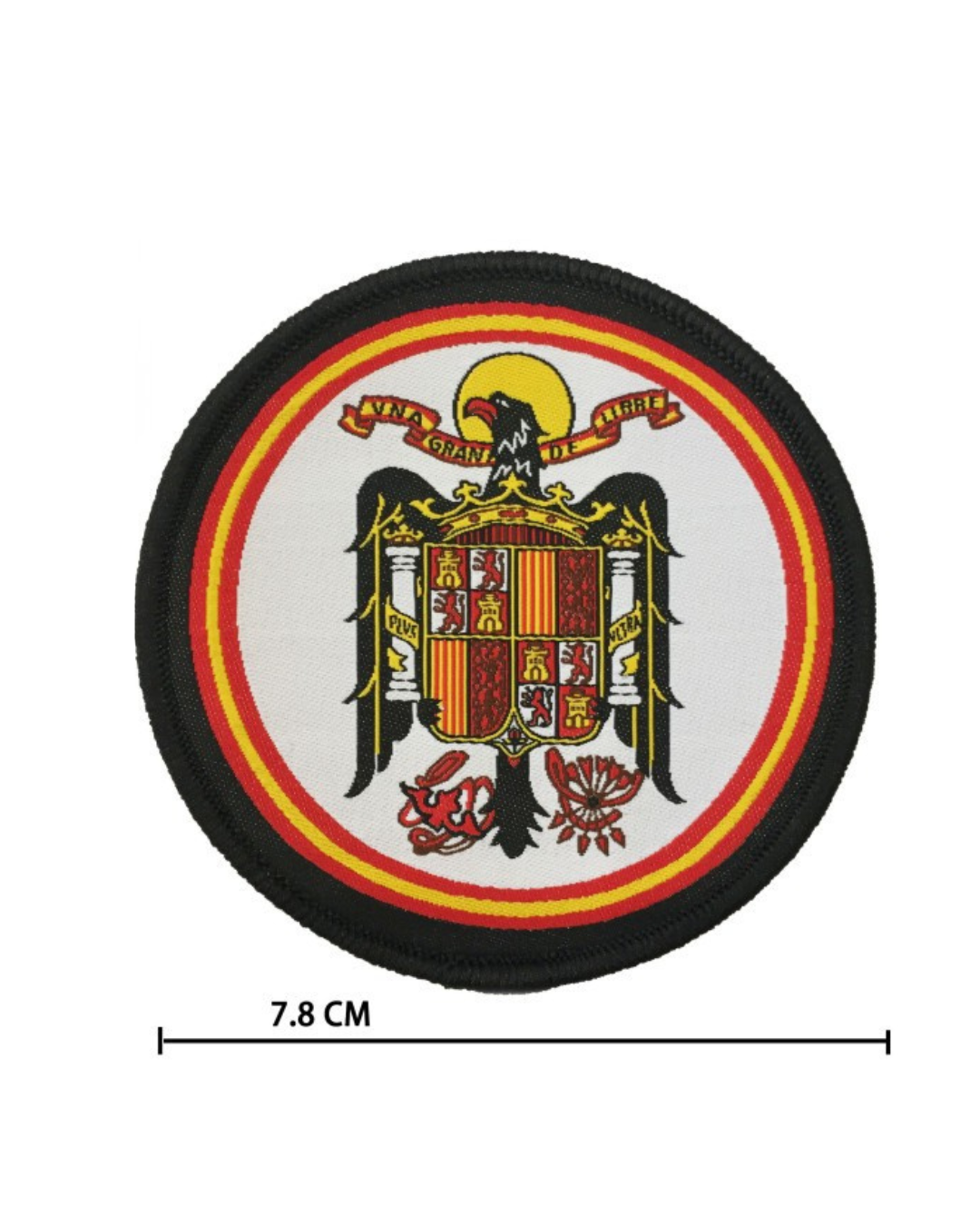 Parche Bordado termoadhesivo Águila de San Juan circular 7.8cm