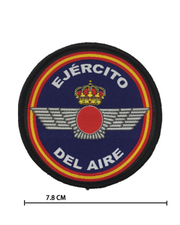 Embroidered thermo-adhesive patch Flag of Spain and coat of arms