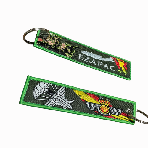 Llavero de Lona Bordada EZAPAC Ejército del Aire