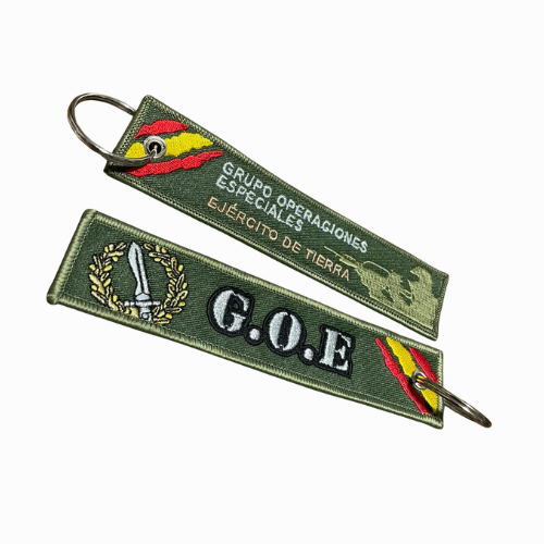 Llavero de Lona Bordada G.O.E. Grupo de Operaciones Especiales