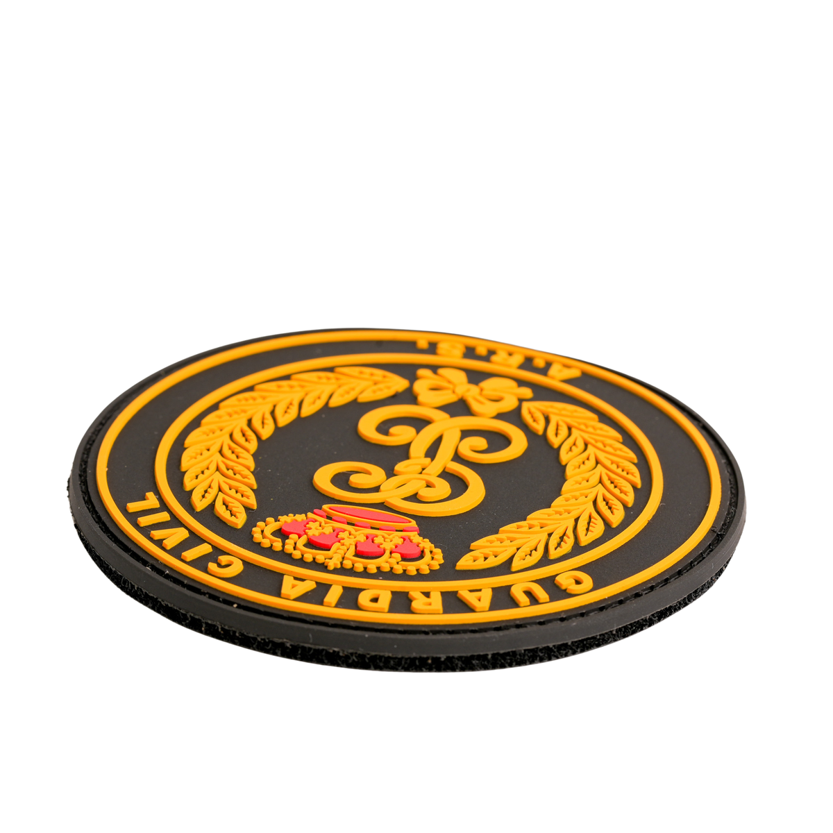 Parche Guardia Civil A.R.S. Circular PVC con Velcro — 9 cm