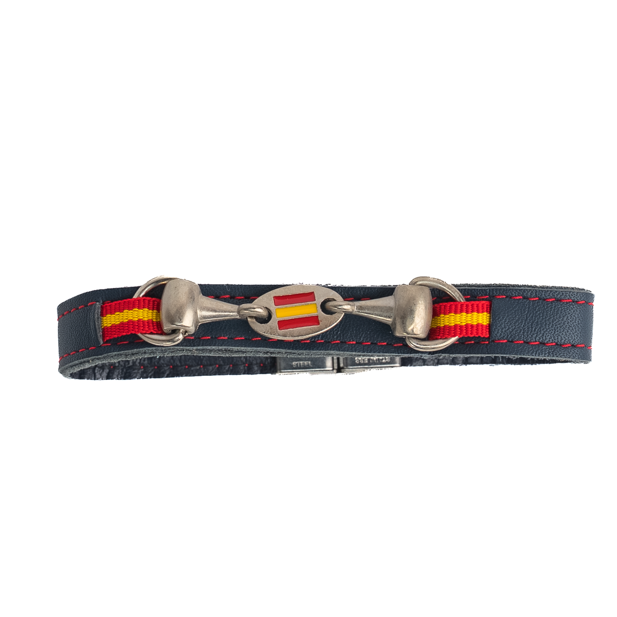 Pulsera Bandera España con Mordida caballo
