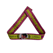 Pulsera de tela Morante de la Puebla · Rosa y verde