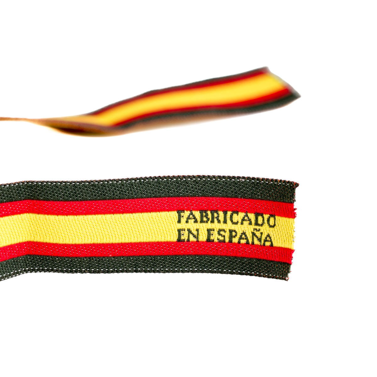 Pulsera de tela VOX con bandera España con perfil verde