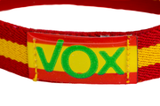 Blue elastic bull and Spanish flag bracelet
