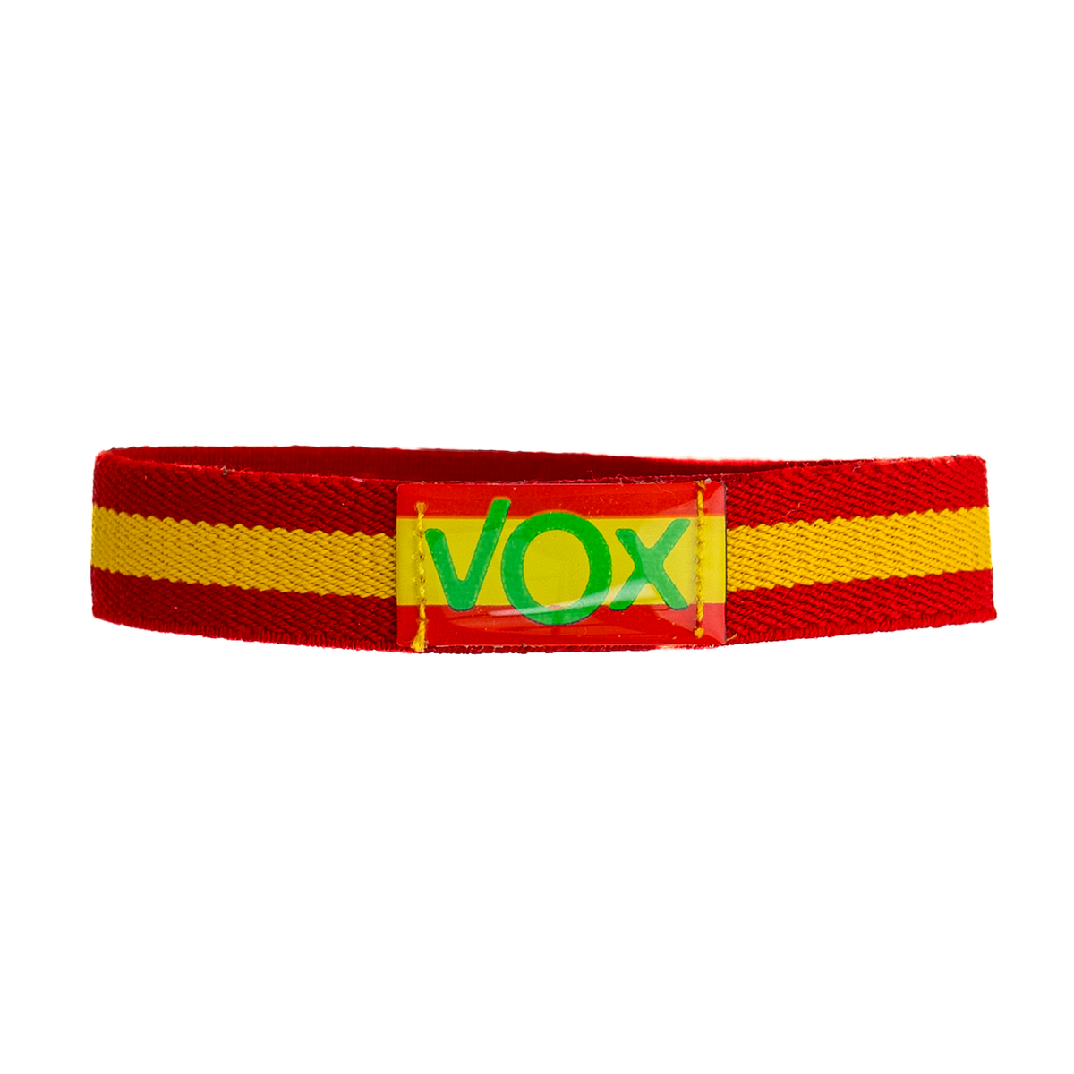 Blue elastic bull and Spanish flag bracelet