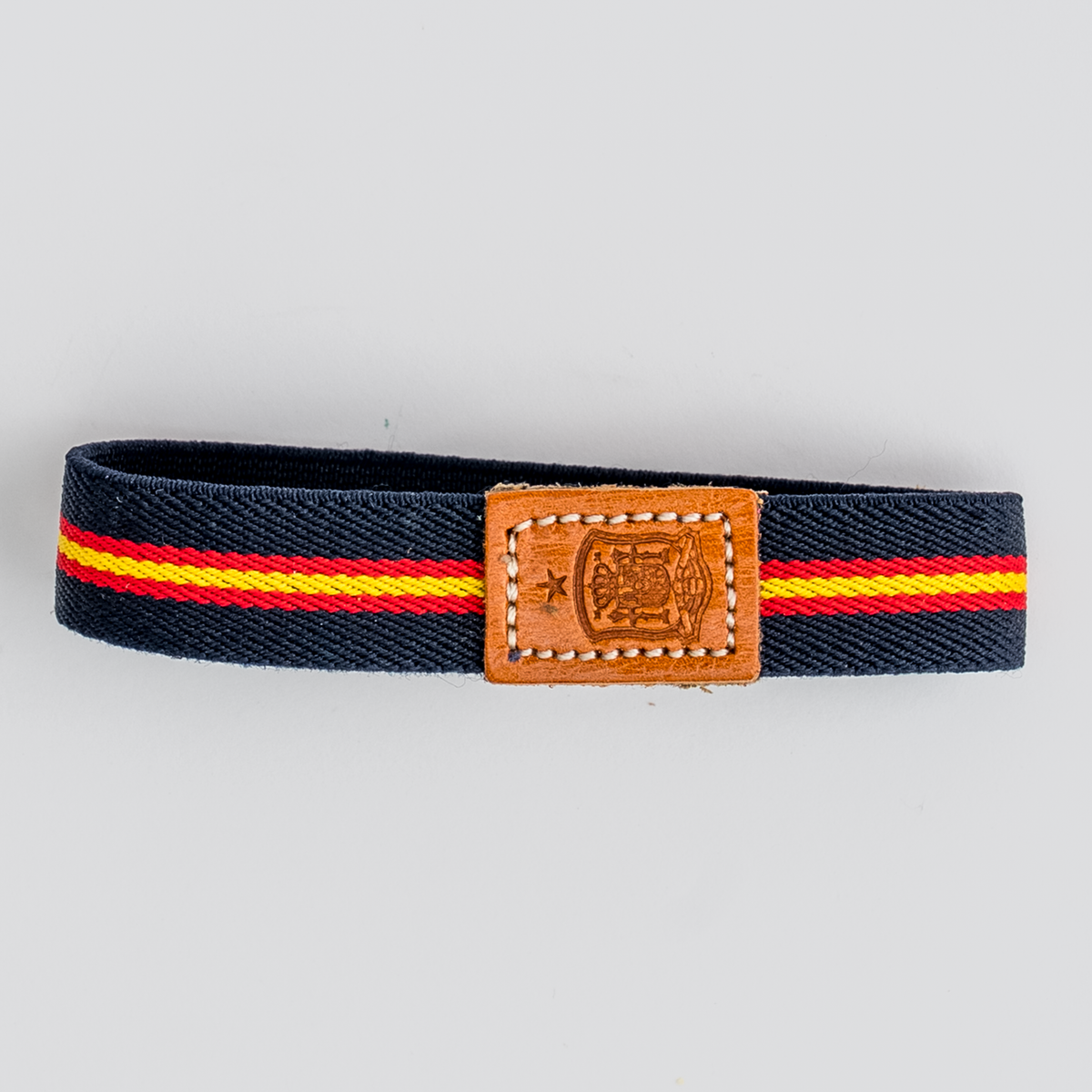 Pulsera elástica de España elástica Azul Escudo con estrella