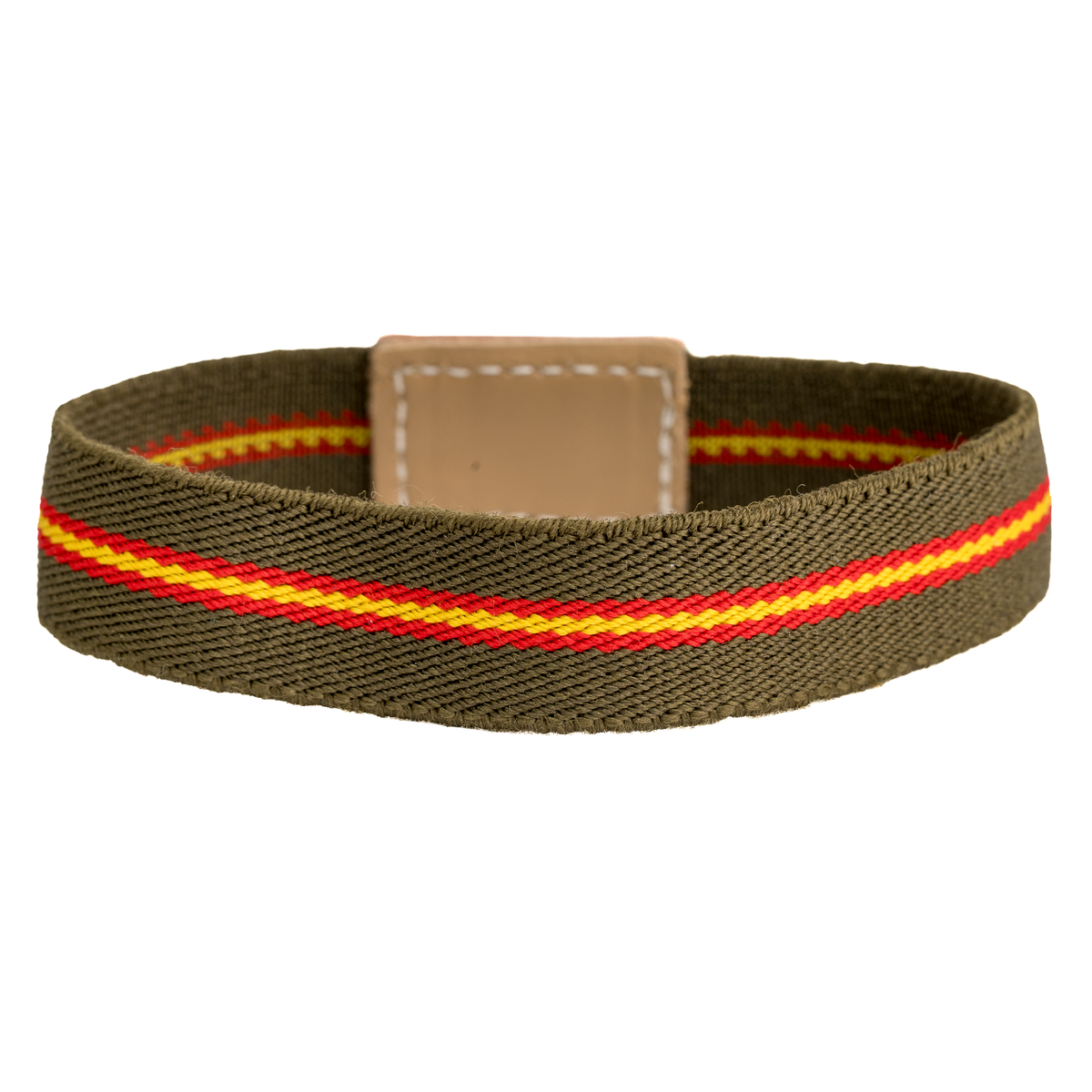 Pulsera elástica taurina verde bandera España y Toro