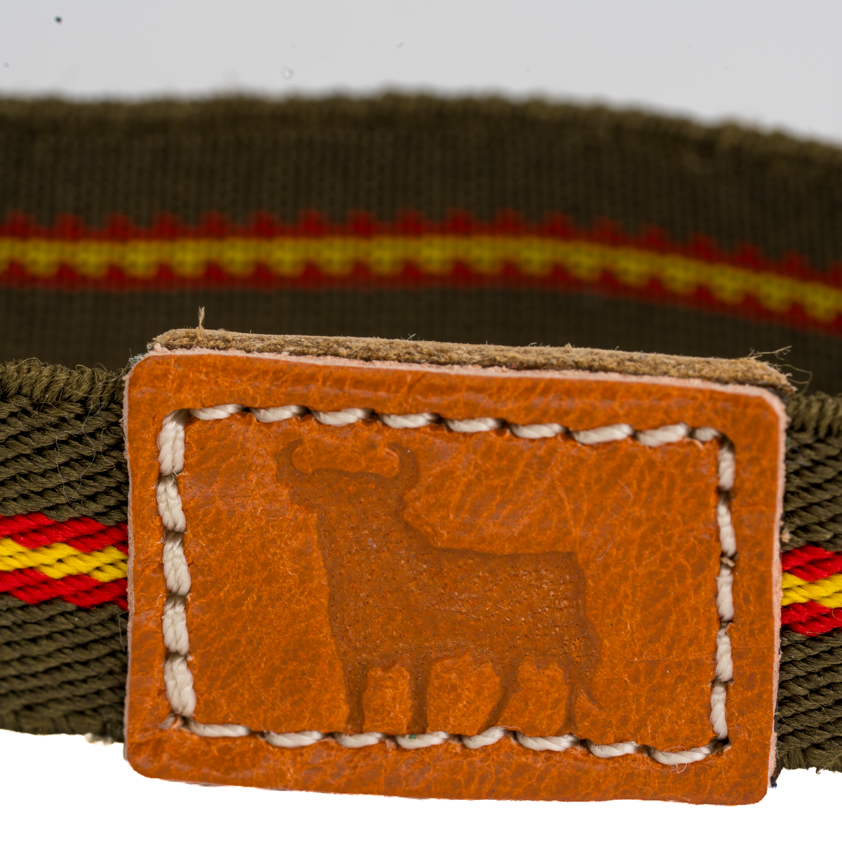 Pulsera elástica taurina verde bandera España y Toro