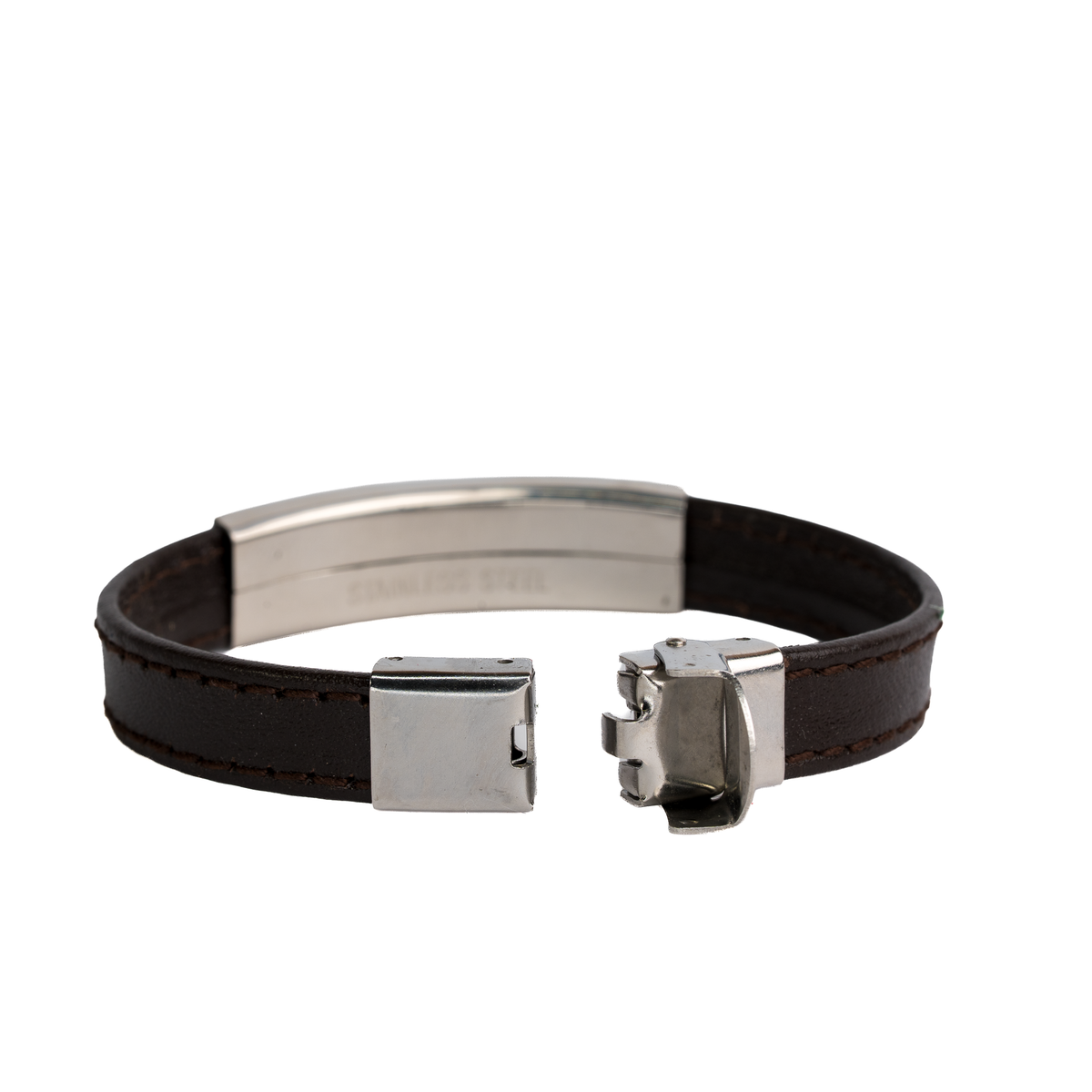 Armband aus kamelfarbenem Wildleder mit spanischem Wappen