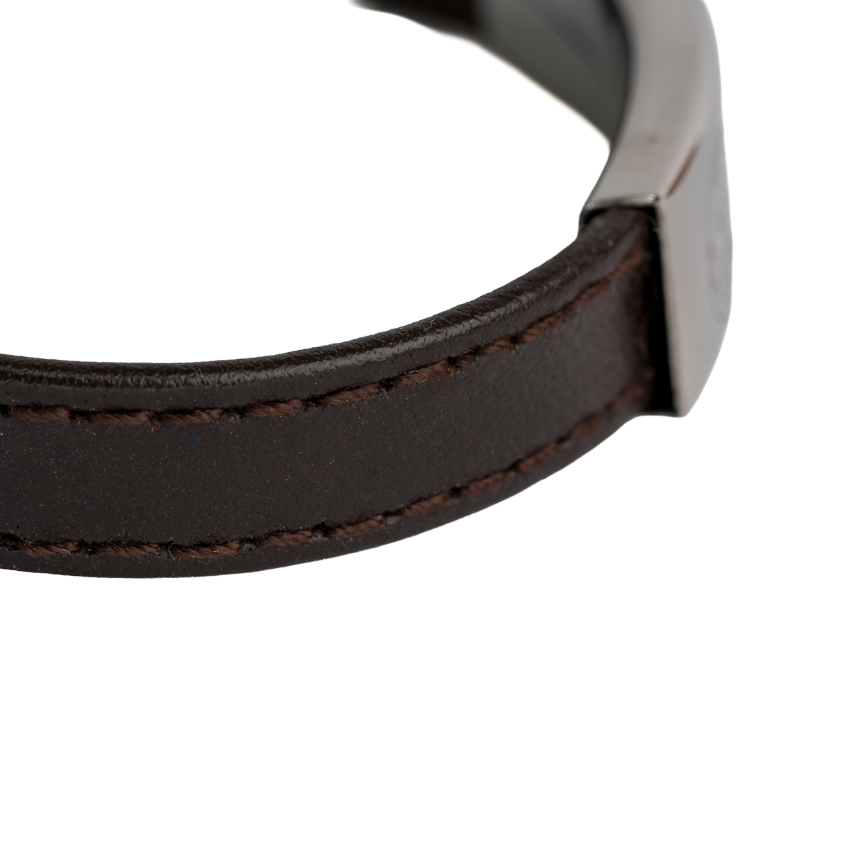 Armband aus kamelfarbenem Wildleder mit spanischem Wappen