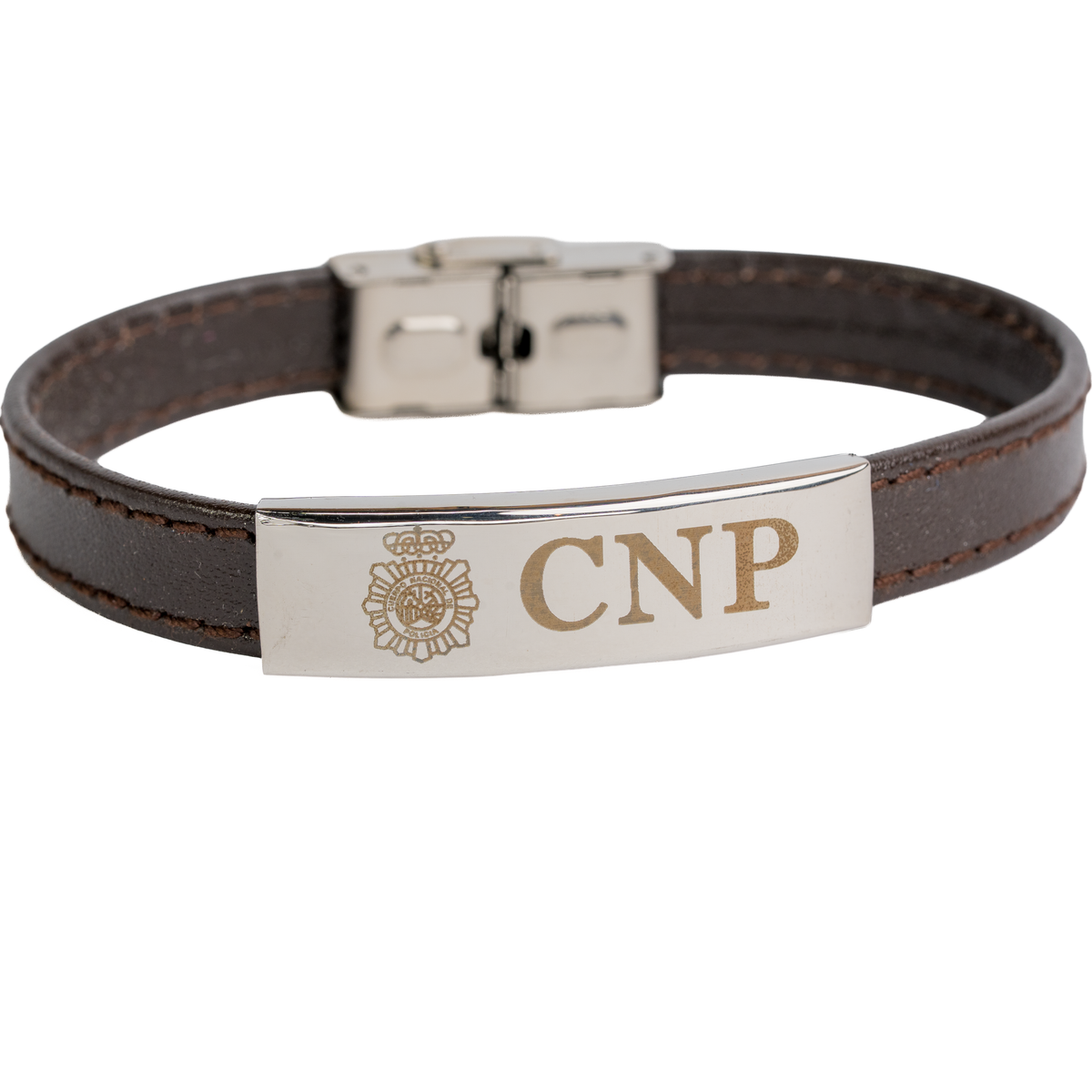 Pulsera piel Policía Nacional CNP