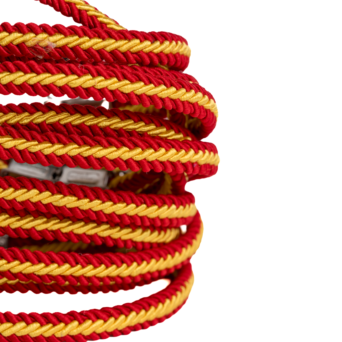 Pulsera trenzada Bandera España fina cierre metálico