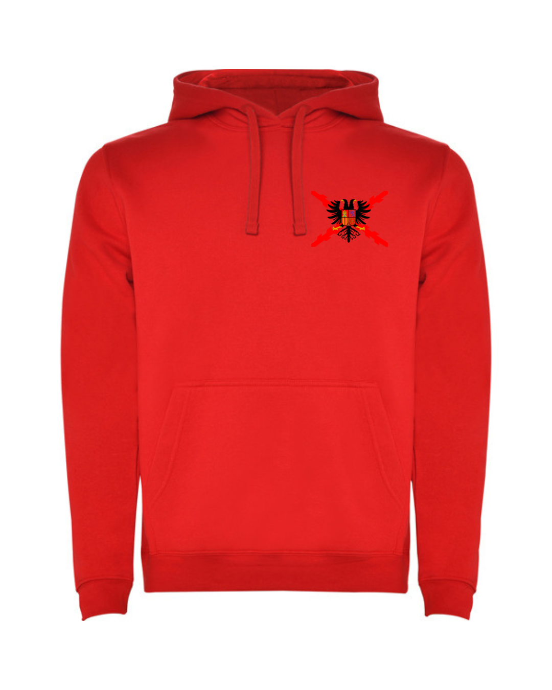Sudadera con capucha unisex Águila bicéfala bordada