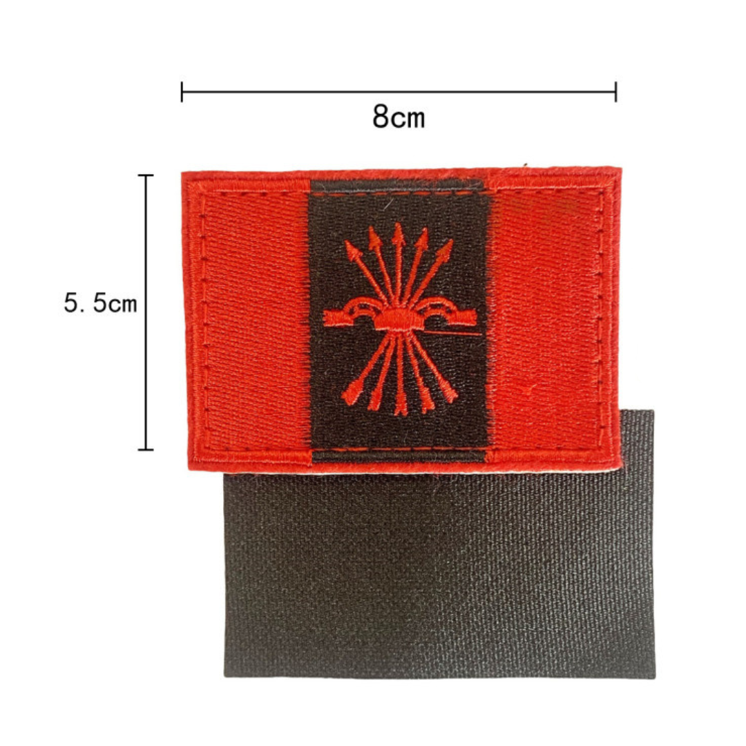 Parche Bordado con Velcro Falange 8x5.4cm