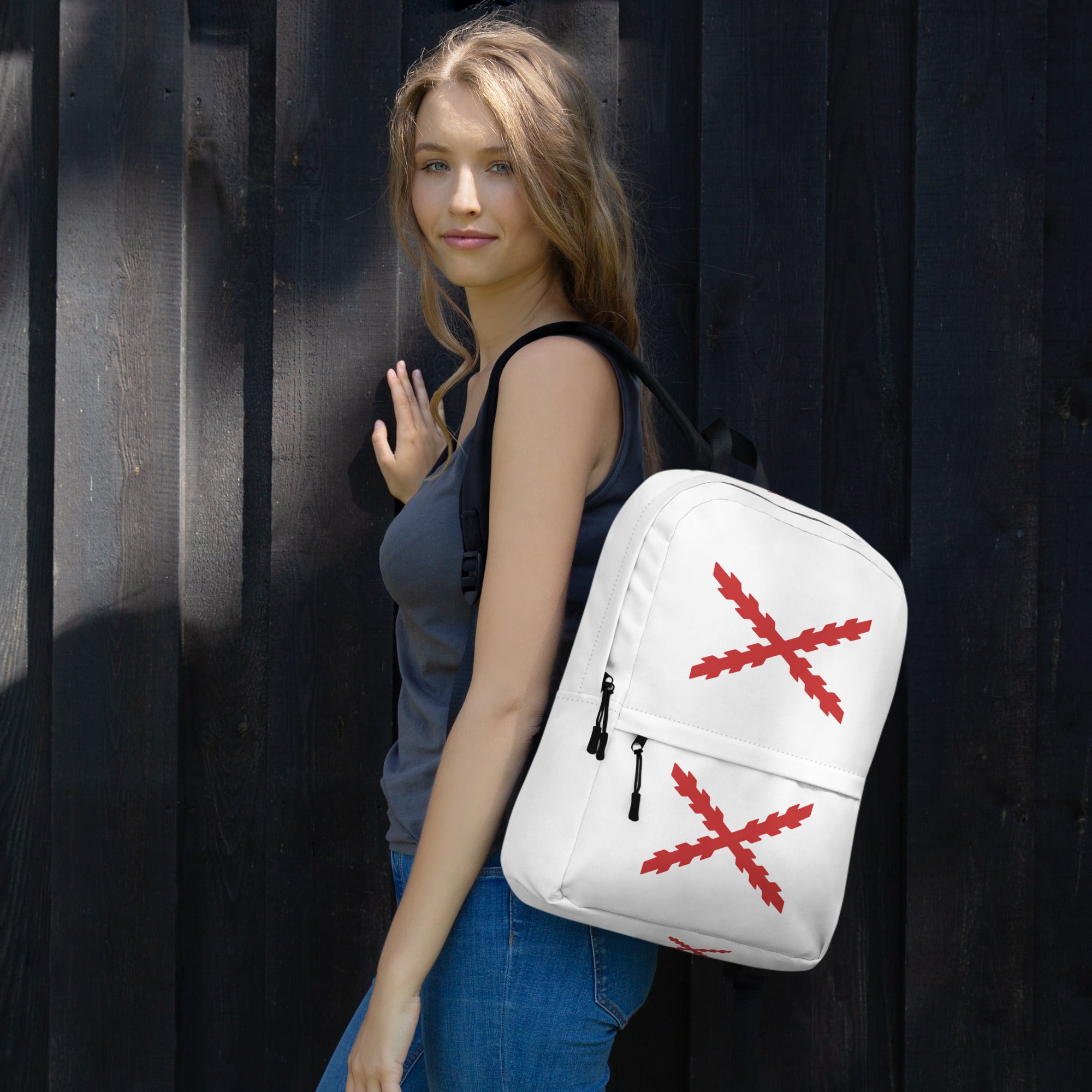 Mochila Cruz de Borgoña - LaFlamencadeBorgoña