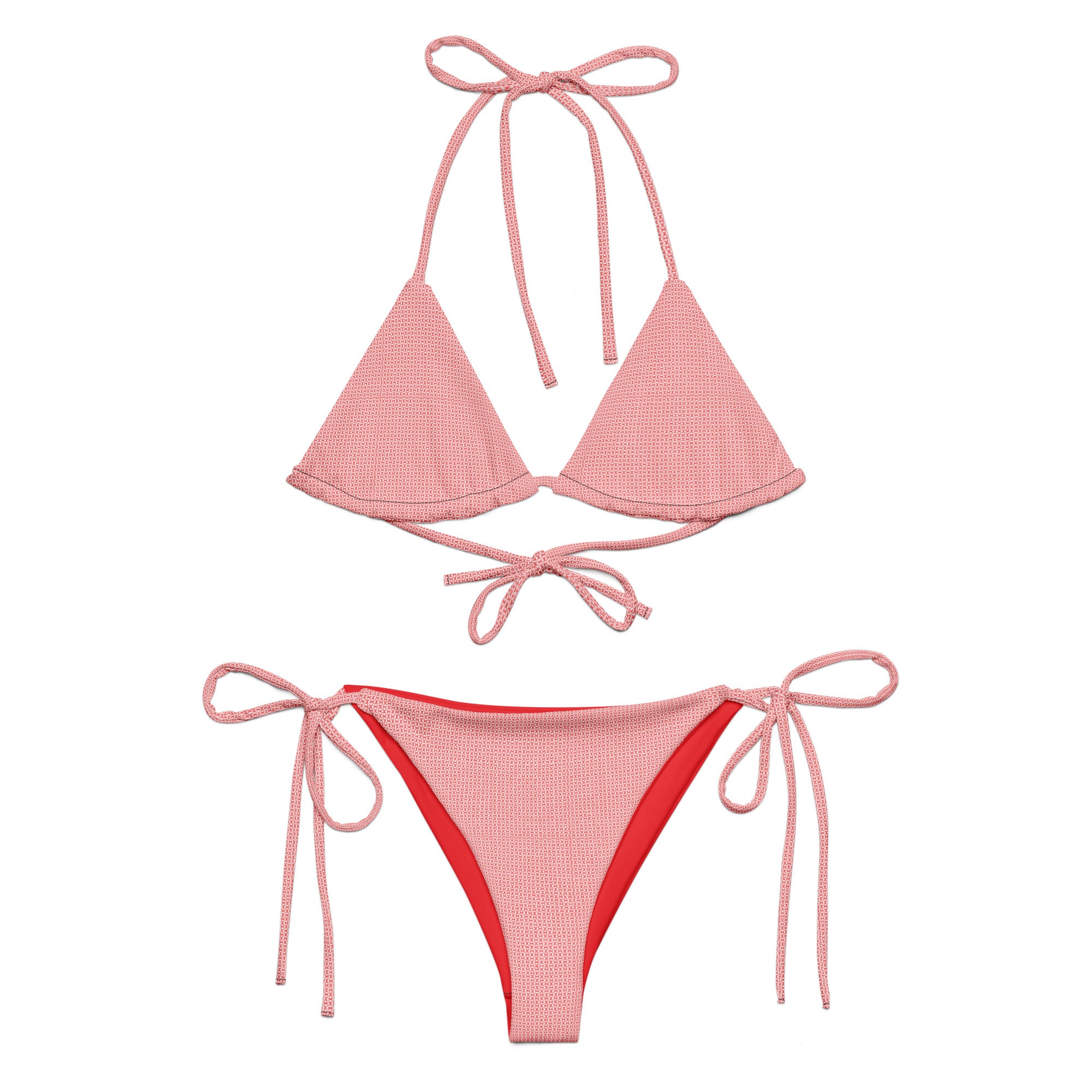 Bikini de triángulo Cruces de Borgoña - LaFlamencadeBorgoña