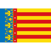 Bandera de la Comunidad Valenciana 150x90 cm Poliéster
