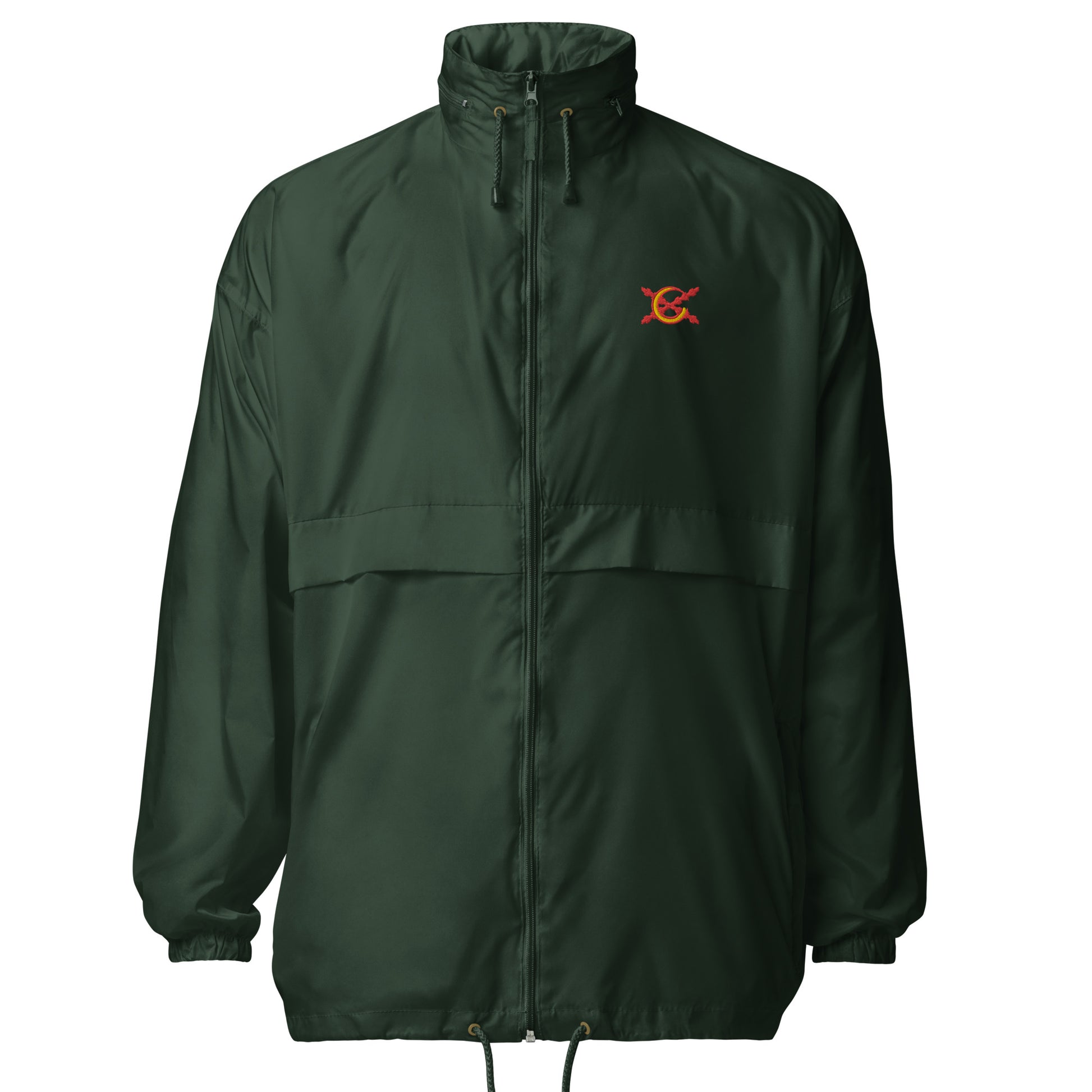 Cortavientos básico unisex Cruz de Borgoña - LaFlamencadeBorgoña