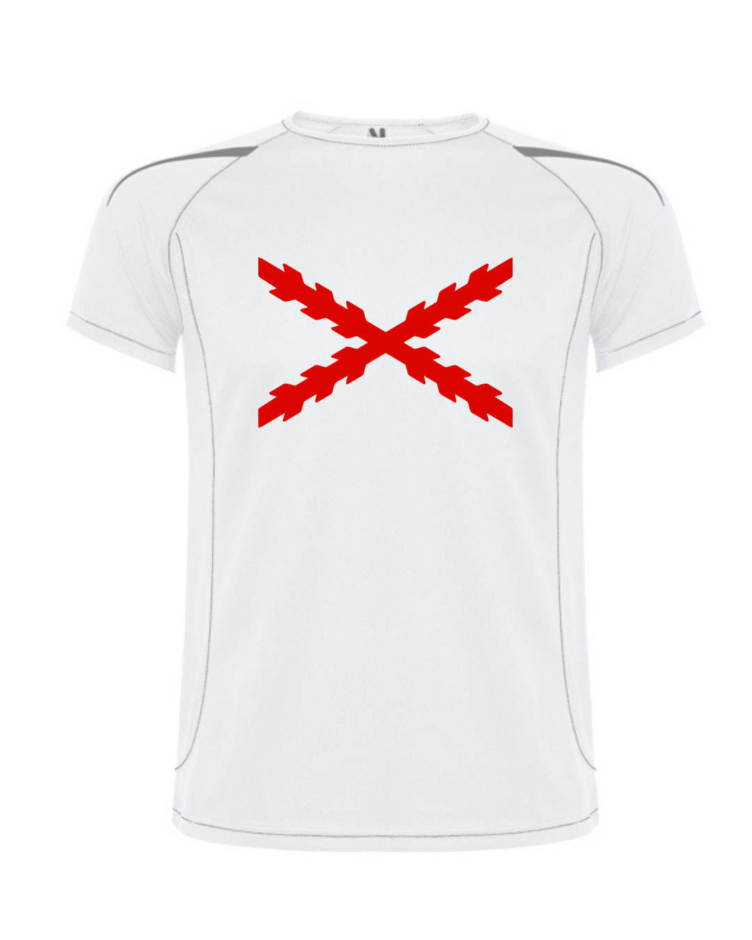 Camiseta de deporte unisex Cruz de Borgoña