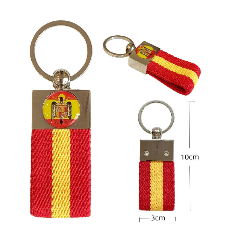 Llavero Águila de San Juan Bandera de España lona Bandera de España