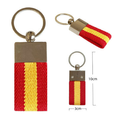 Llavero de Cinta Elástica Bandera de España
