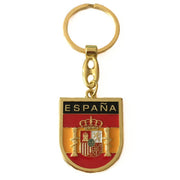 Llavero Metálico Dorado Escudo de España Heráldico