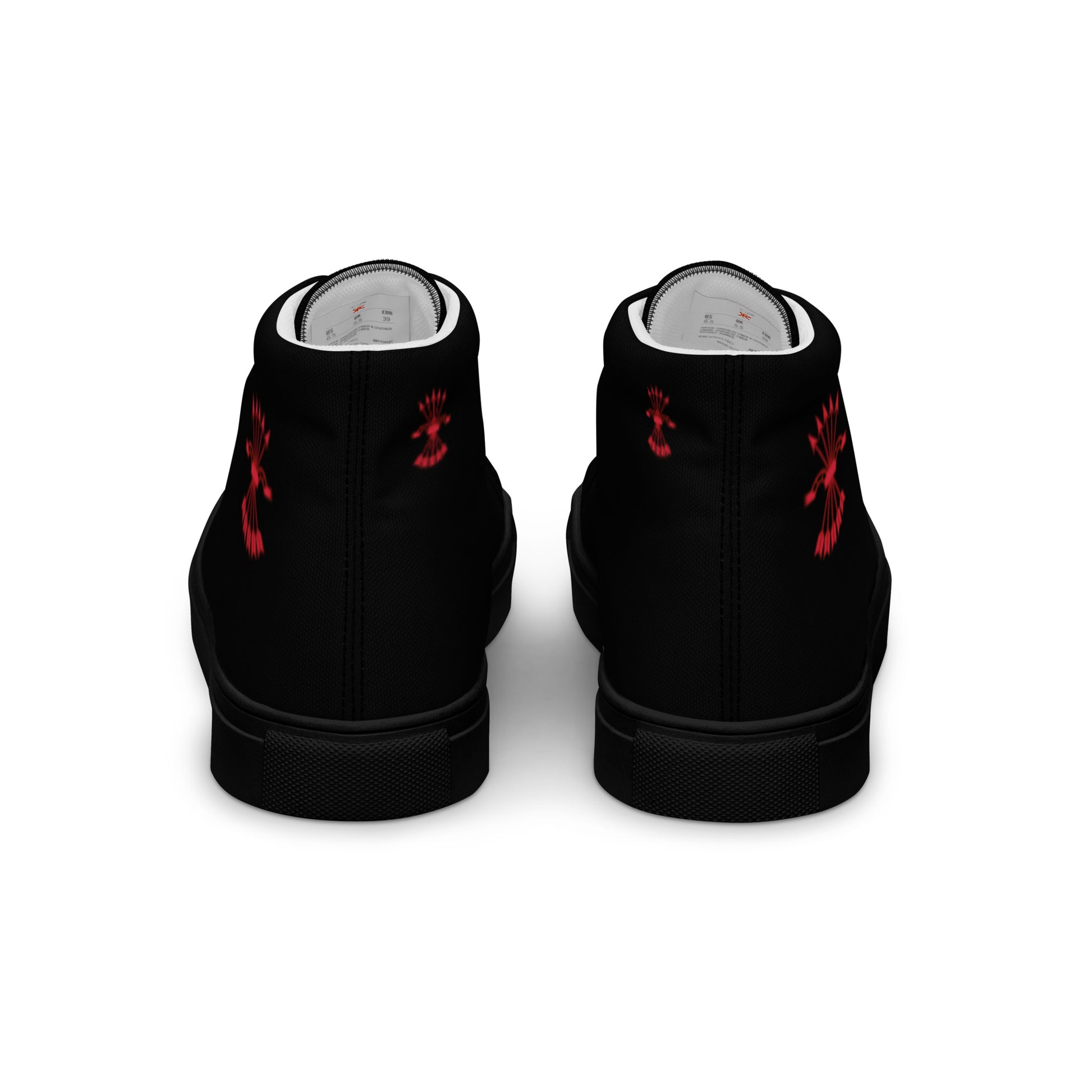 Comprar Zapatillas Falange de lona de caña alta para hombre Bandera España La Flamenca de Borgoña Patricia Muñoz VOX