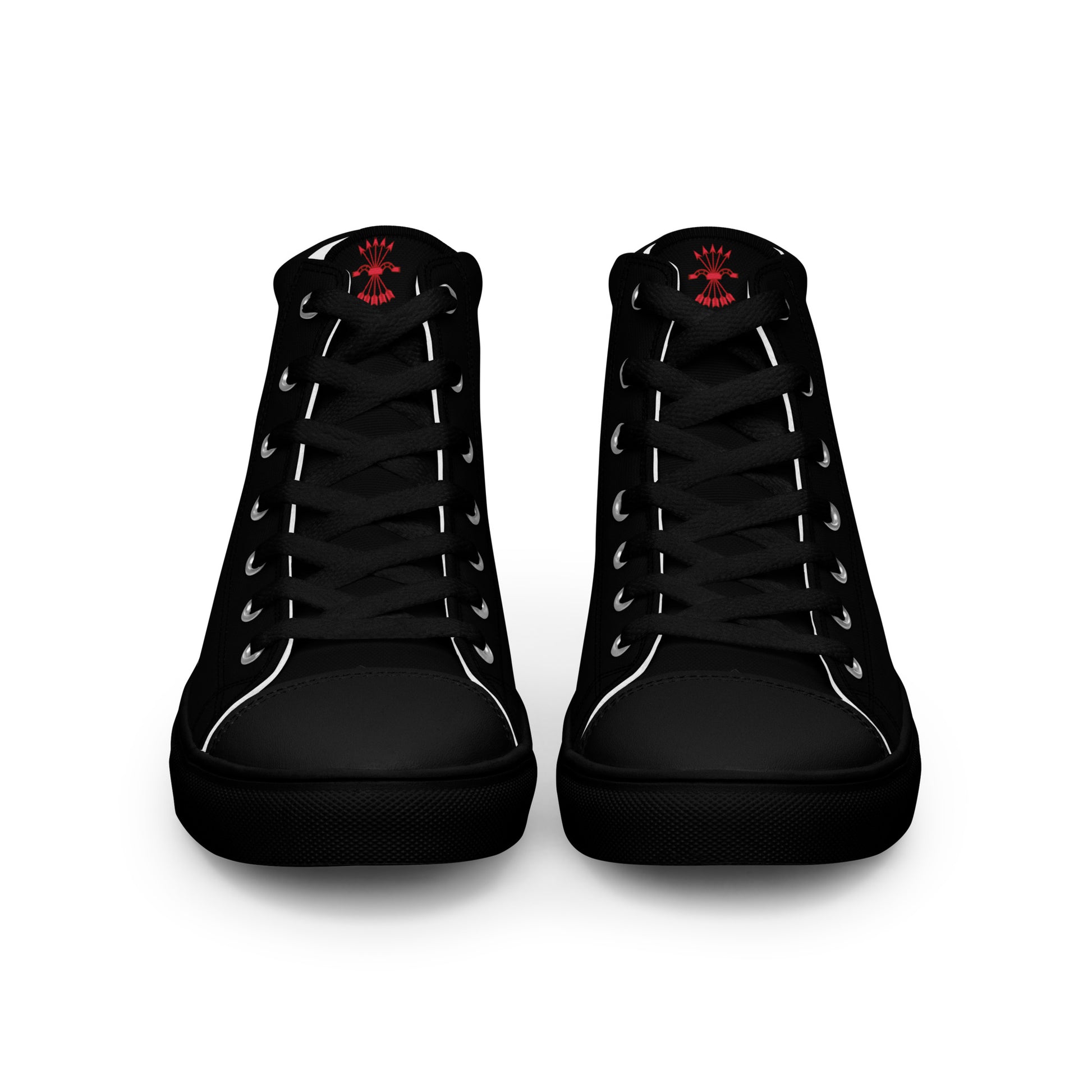Comprar Zapatillas Falange de lona de caña alta para hombre Bandera España La Flamenca de Borgoña Patricia Muñoz VOX