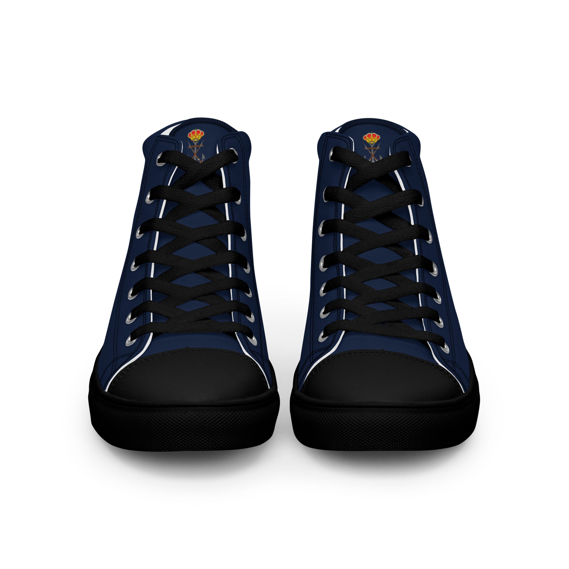 Zapatillas Infantería de Marina de lona de caña alta para hombre - LaFlamencadeBorgoña