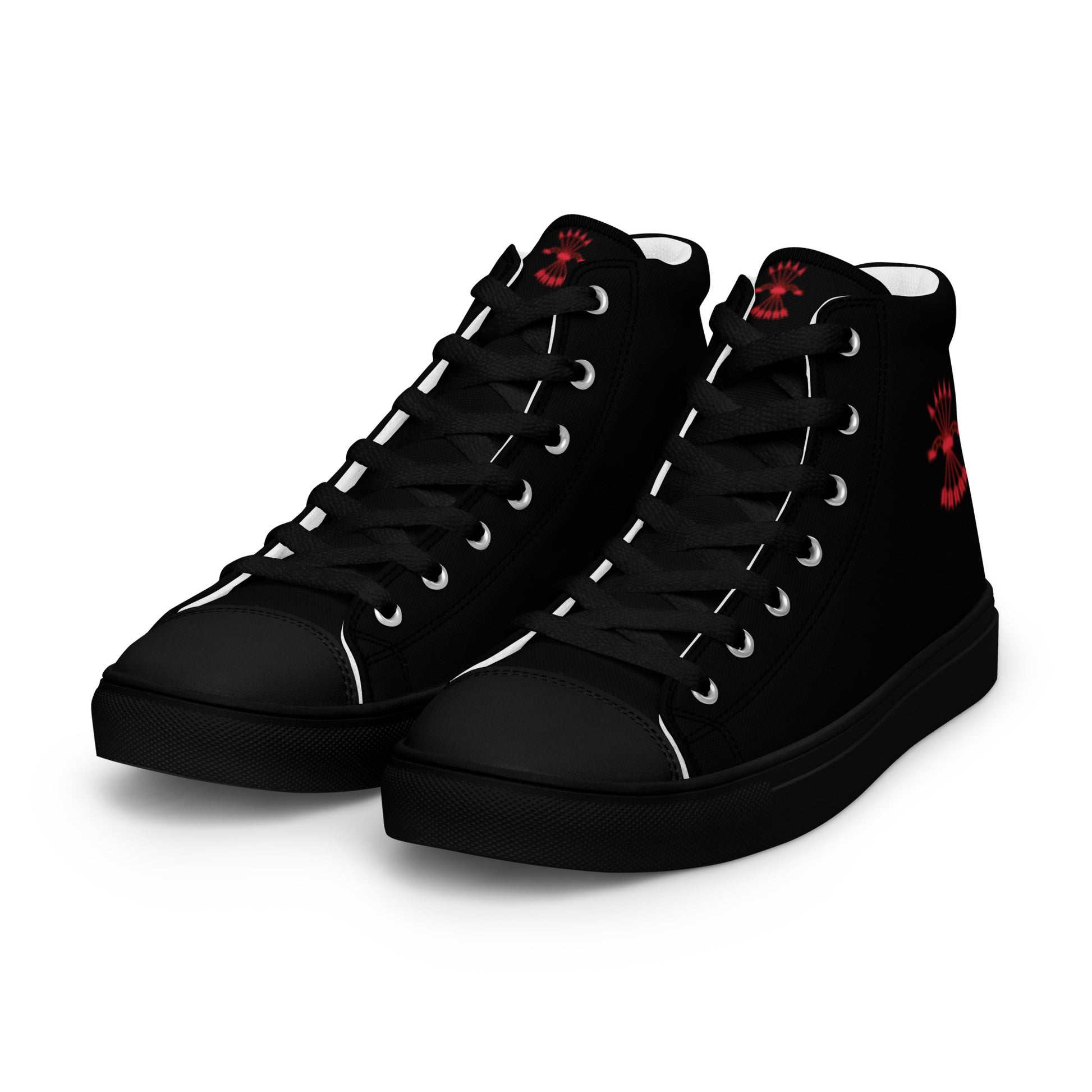 Comprar Zapatillas Falange de lona de caña alta para hombre Bandera España La Flamenca de Borgoña Patricia Muñoz VOX