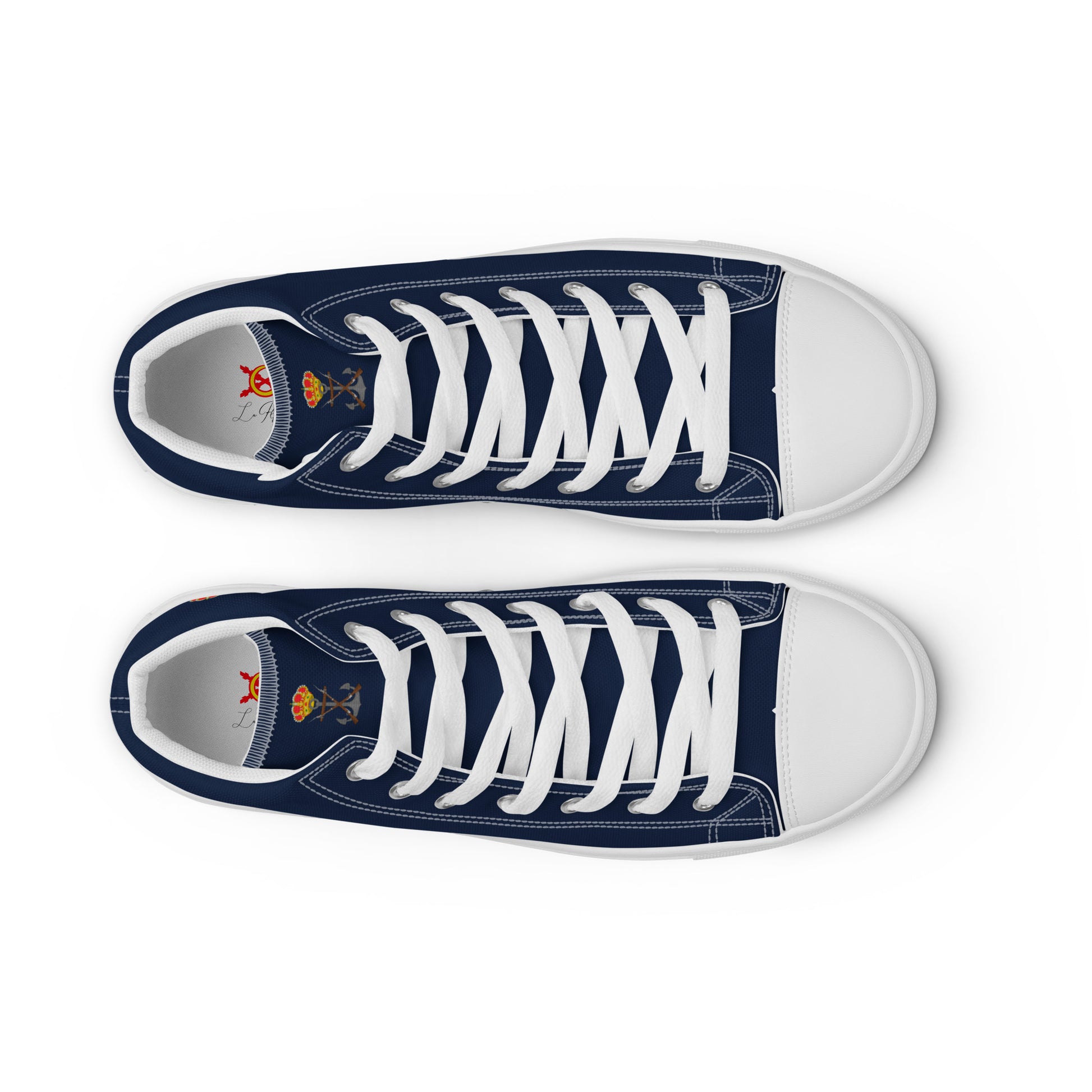 Zapatillas Infantería de Marina de lona de caña alta para hombre - LaFlamencadeBorgoña