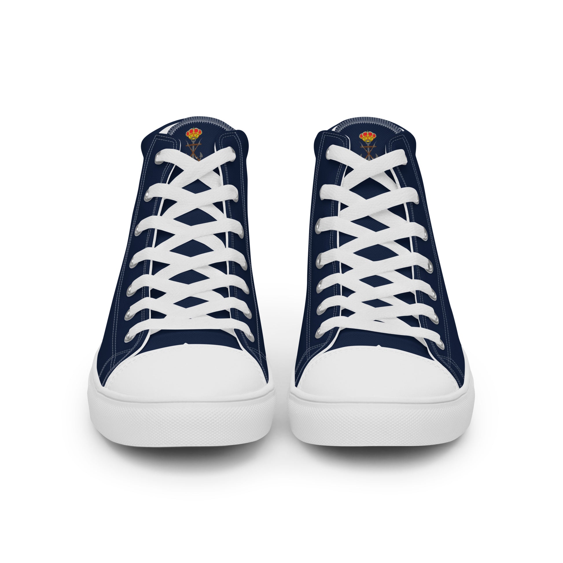 Zapatillas Infantería de Marina de lona de caña alta para hombre - LaFlamencadeBorgoña