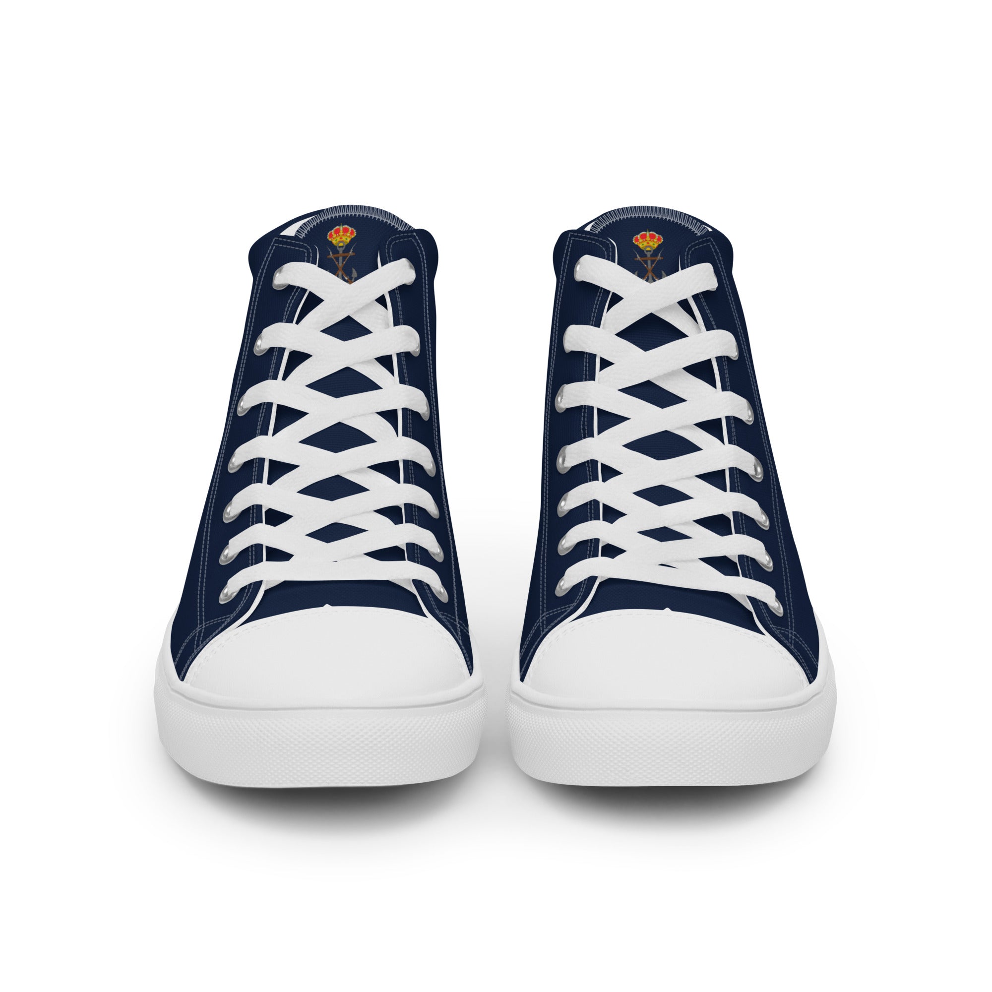 Zapatillas Infantería de Marina de lona de caña alta para hombre - LaFlamencadeBorgoña