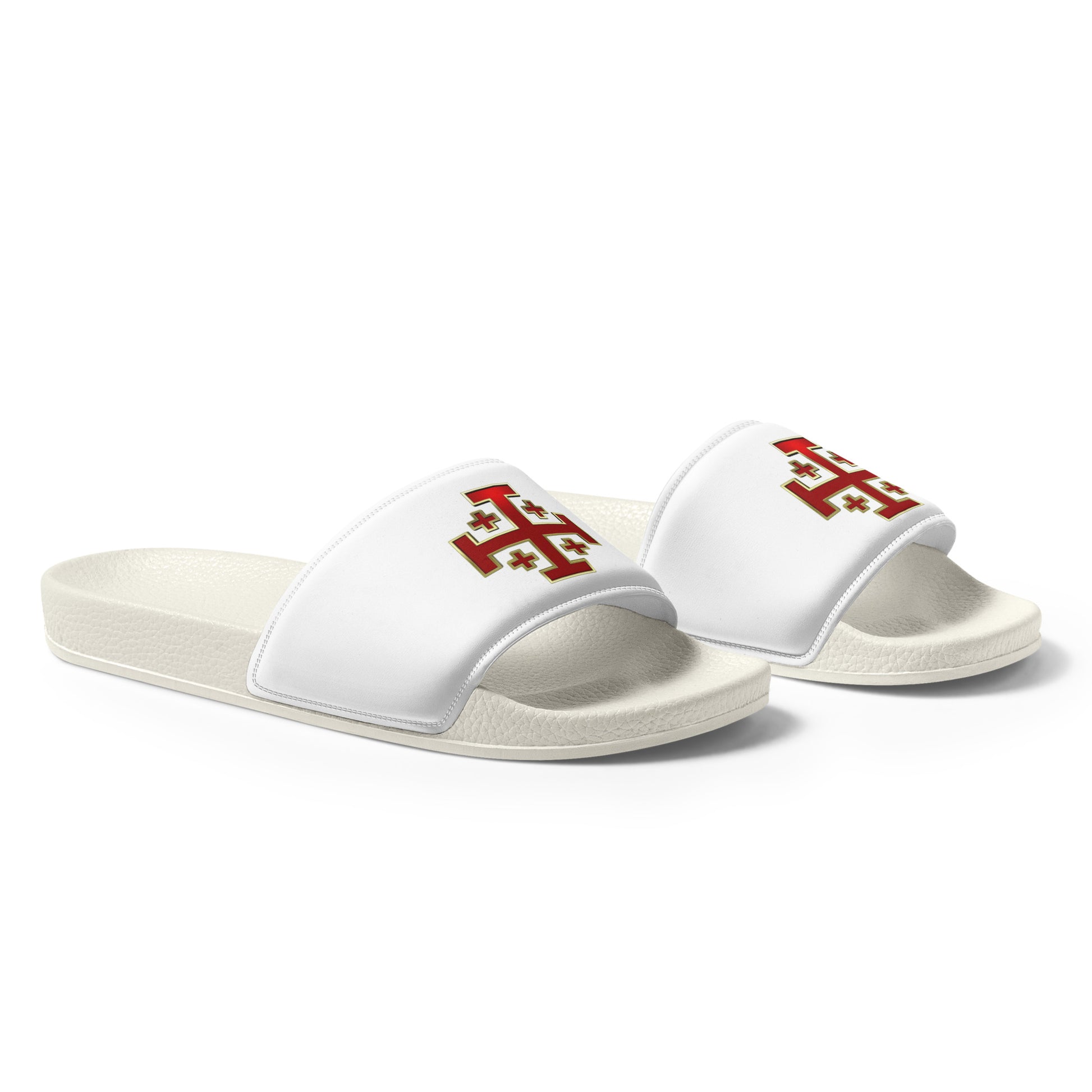 Comprar Sandalias Chanclas Cruz Templarios Bandera España La Flamenca de Borgoña Patricia Muñoz VOX