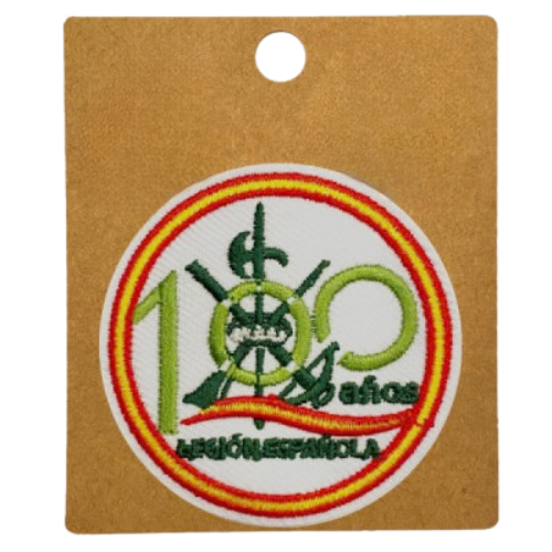 Parche Bordado Circular Centenario La Legión 7,8 cm